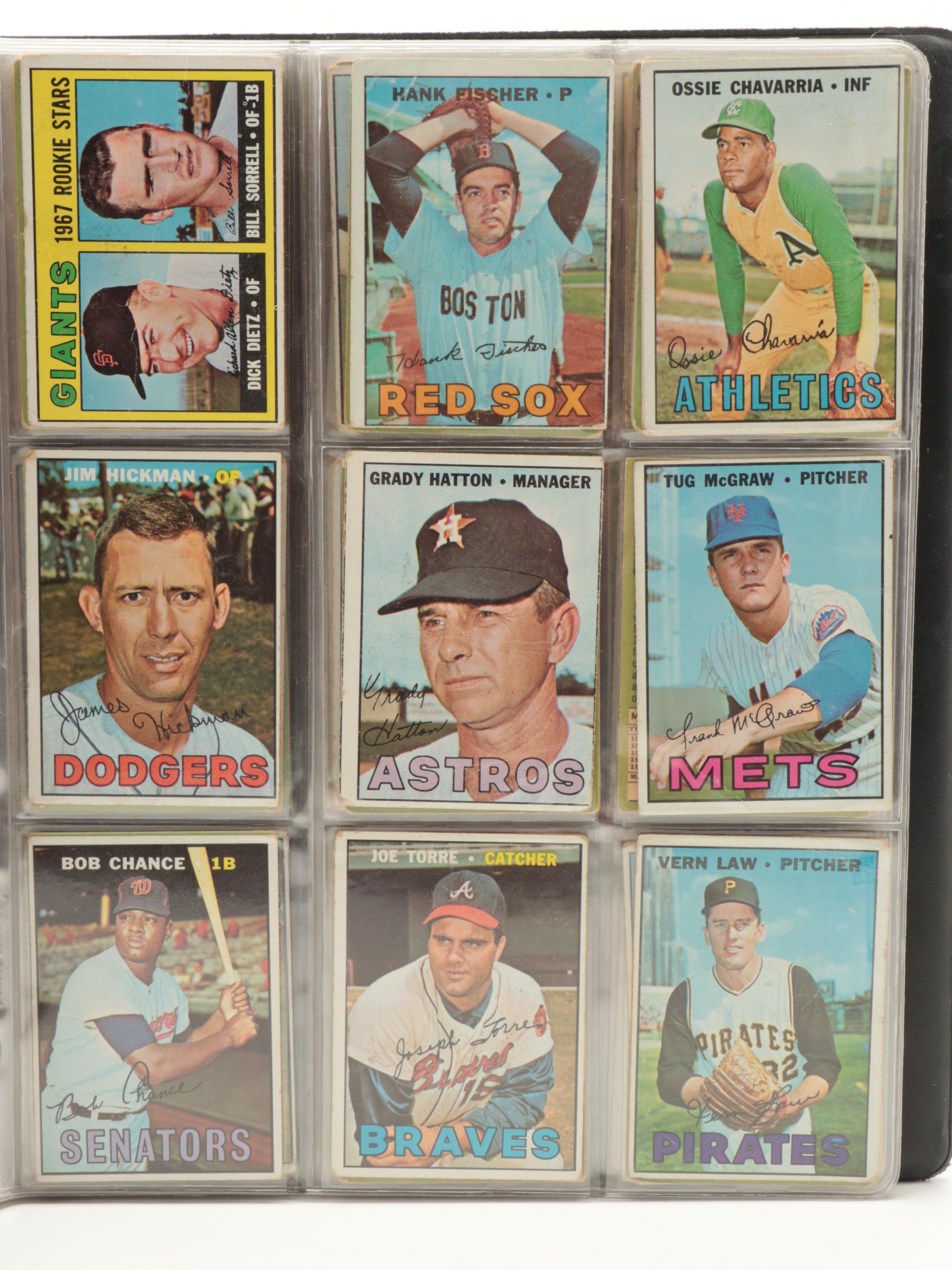 Topps, Bowman Baseball Cards Including Koufax, Brock, Rookies, More, 1950s–1960s