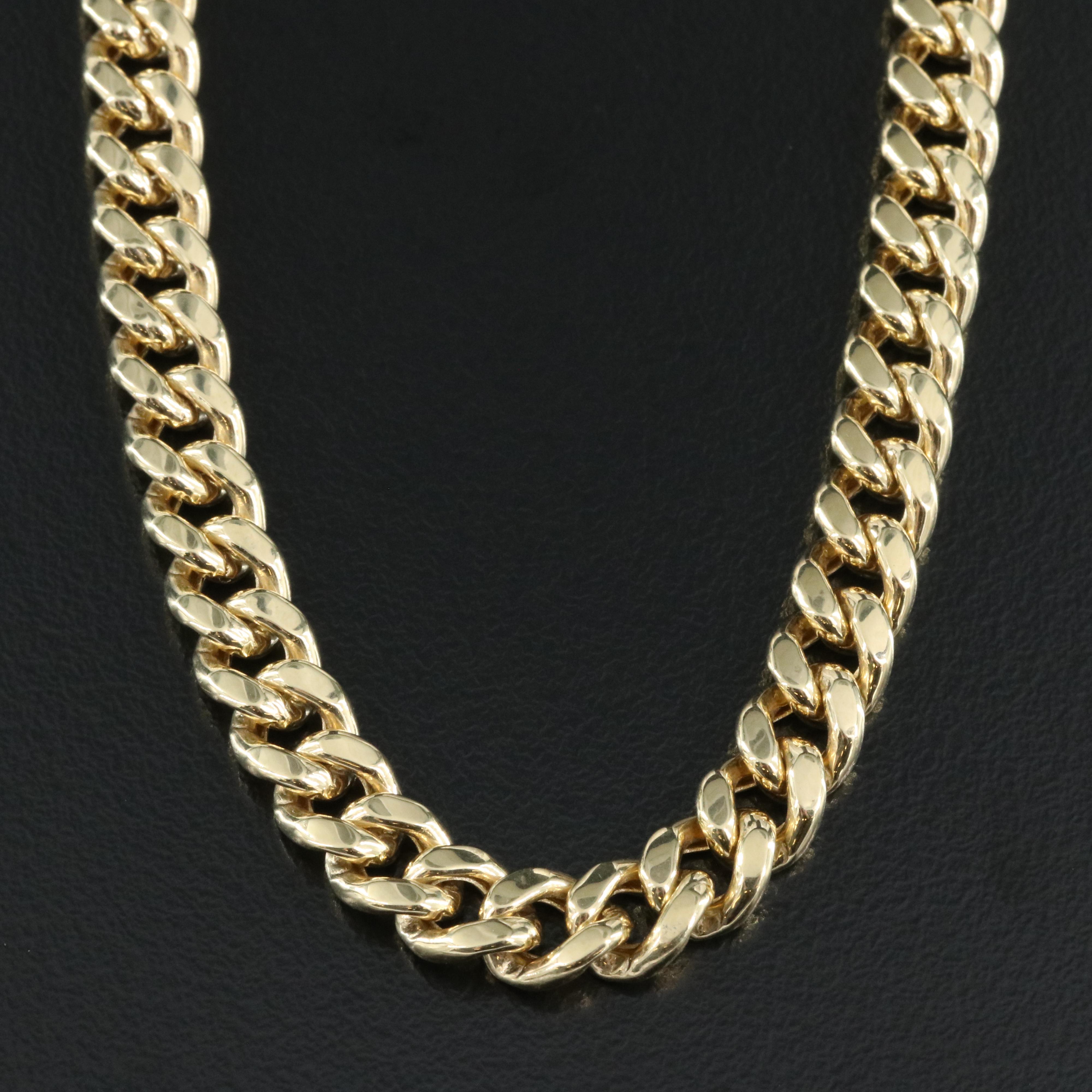 14K Curb Chain Necklace