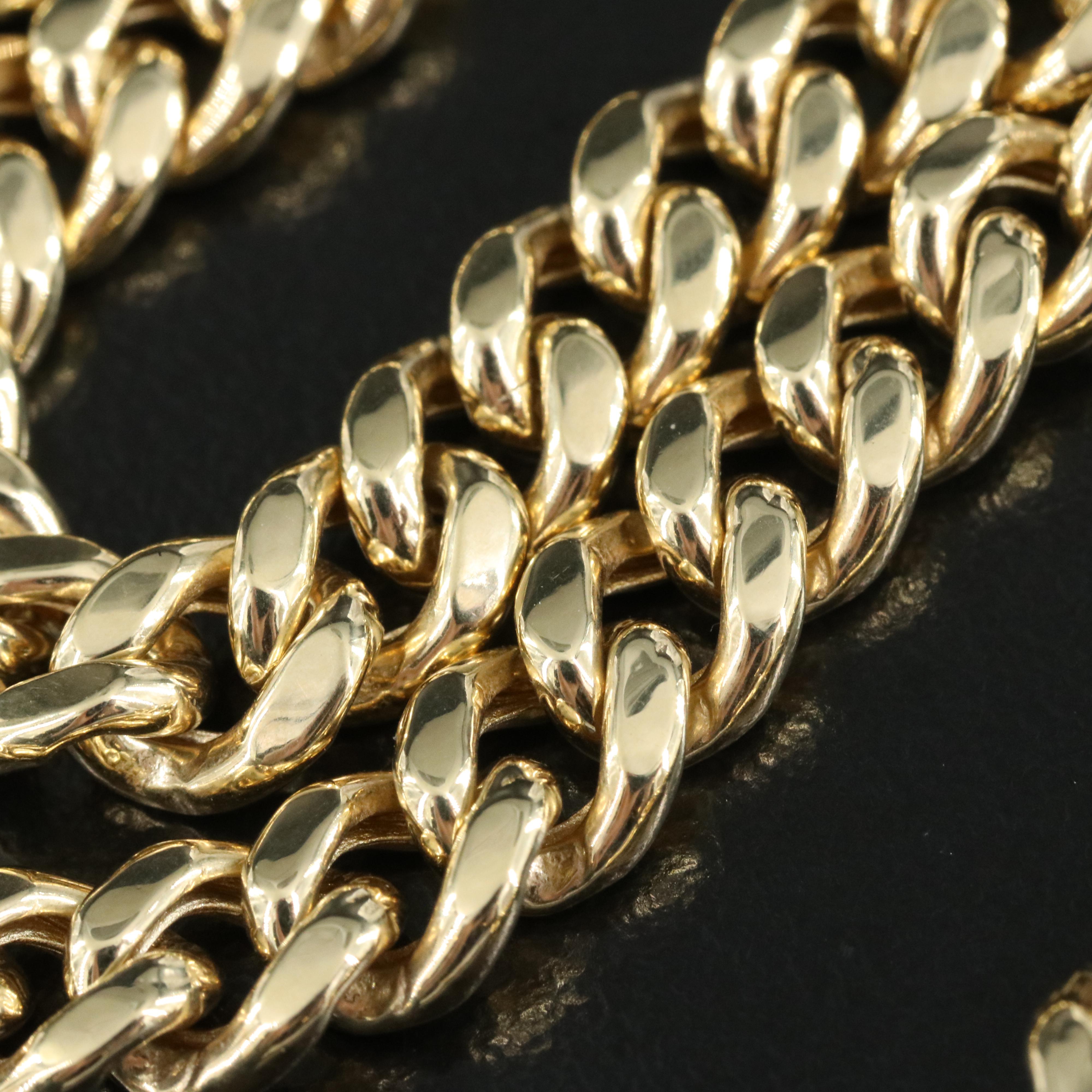 14K Curb Chain Necklace