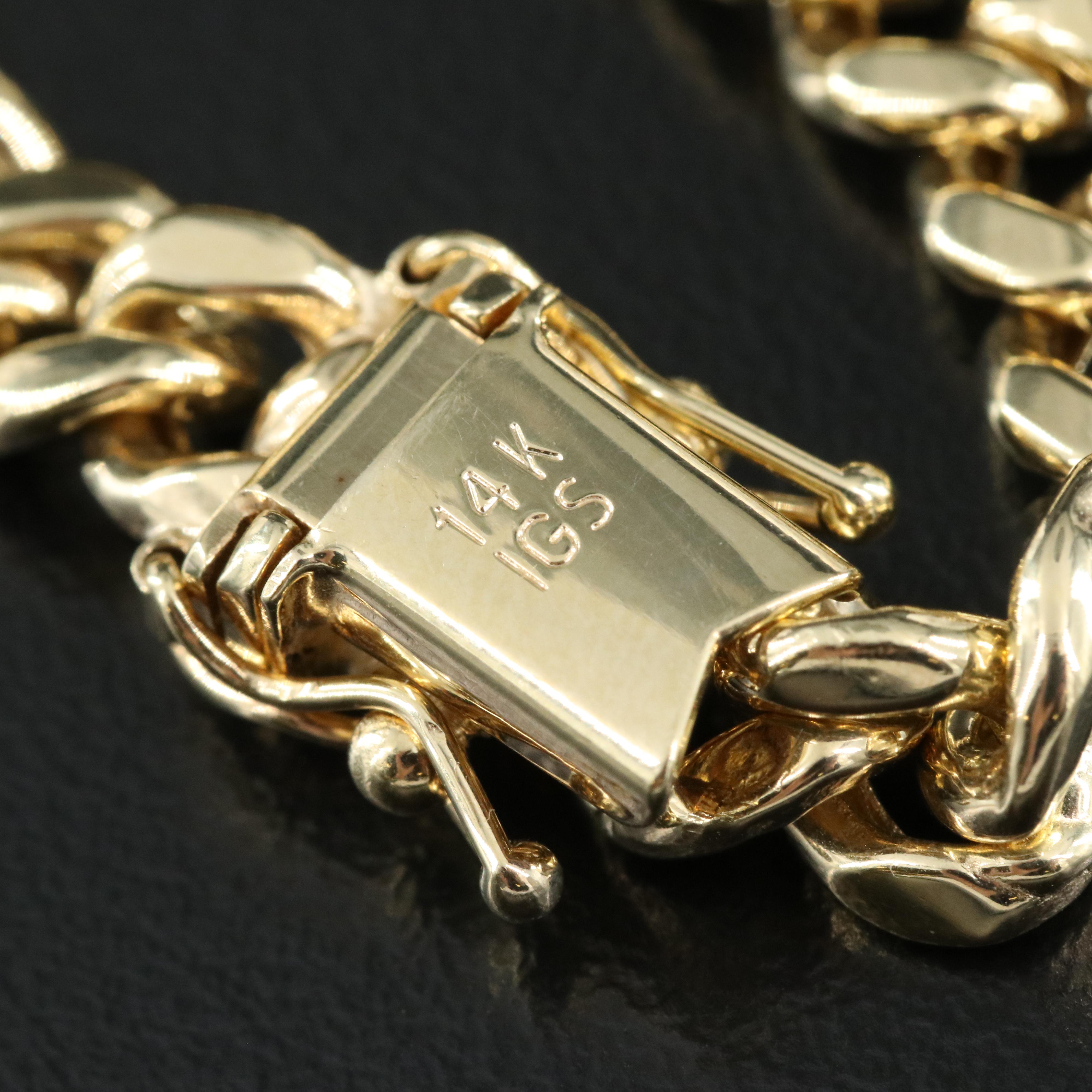14K Curb Chain Necklace
