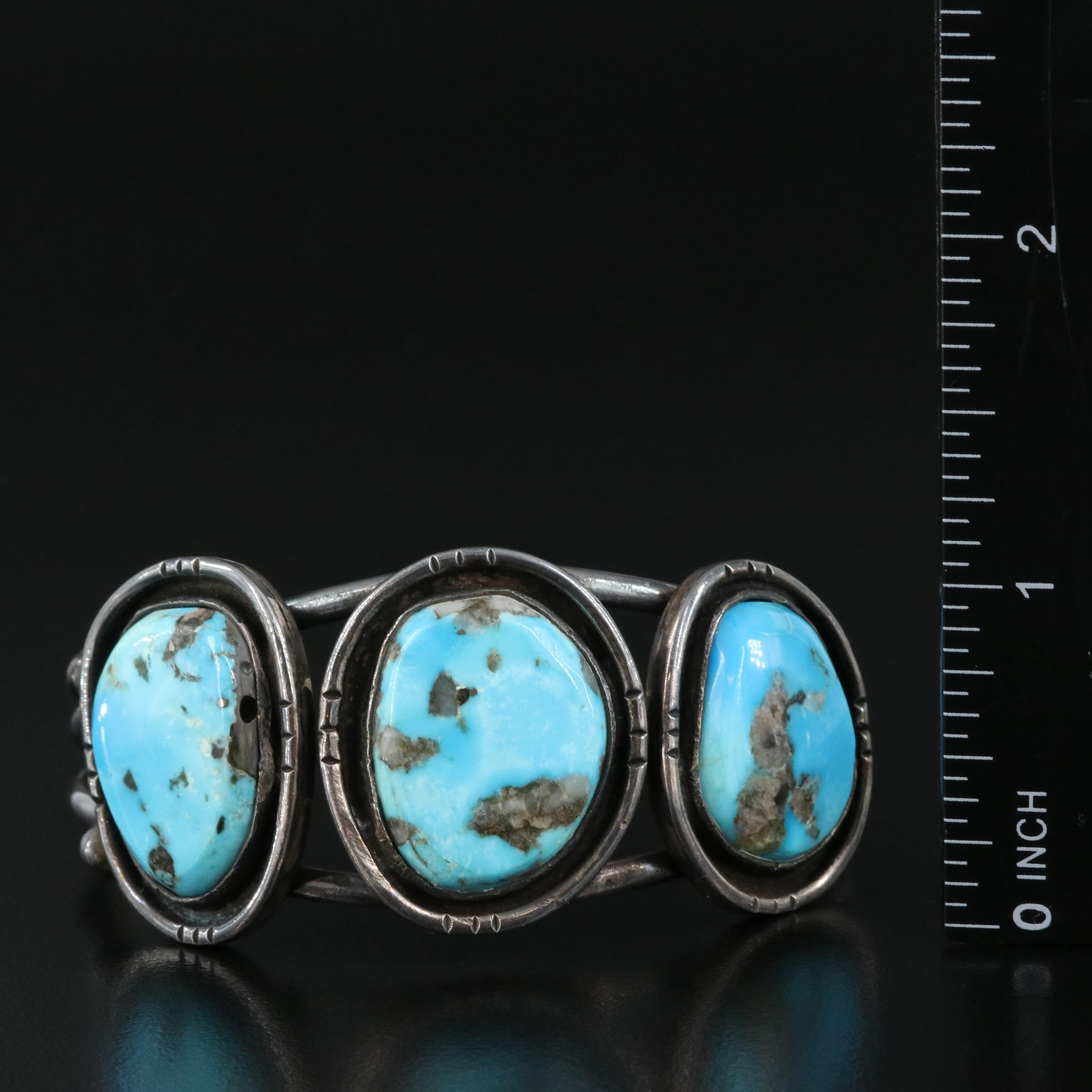Sterling Turquoise Cuff
