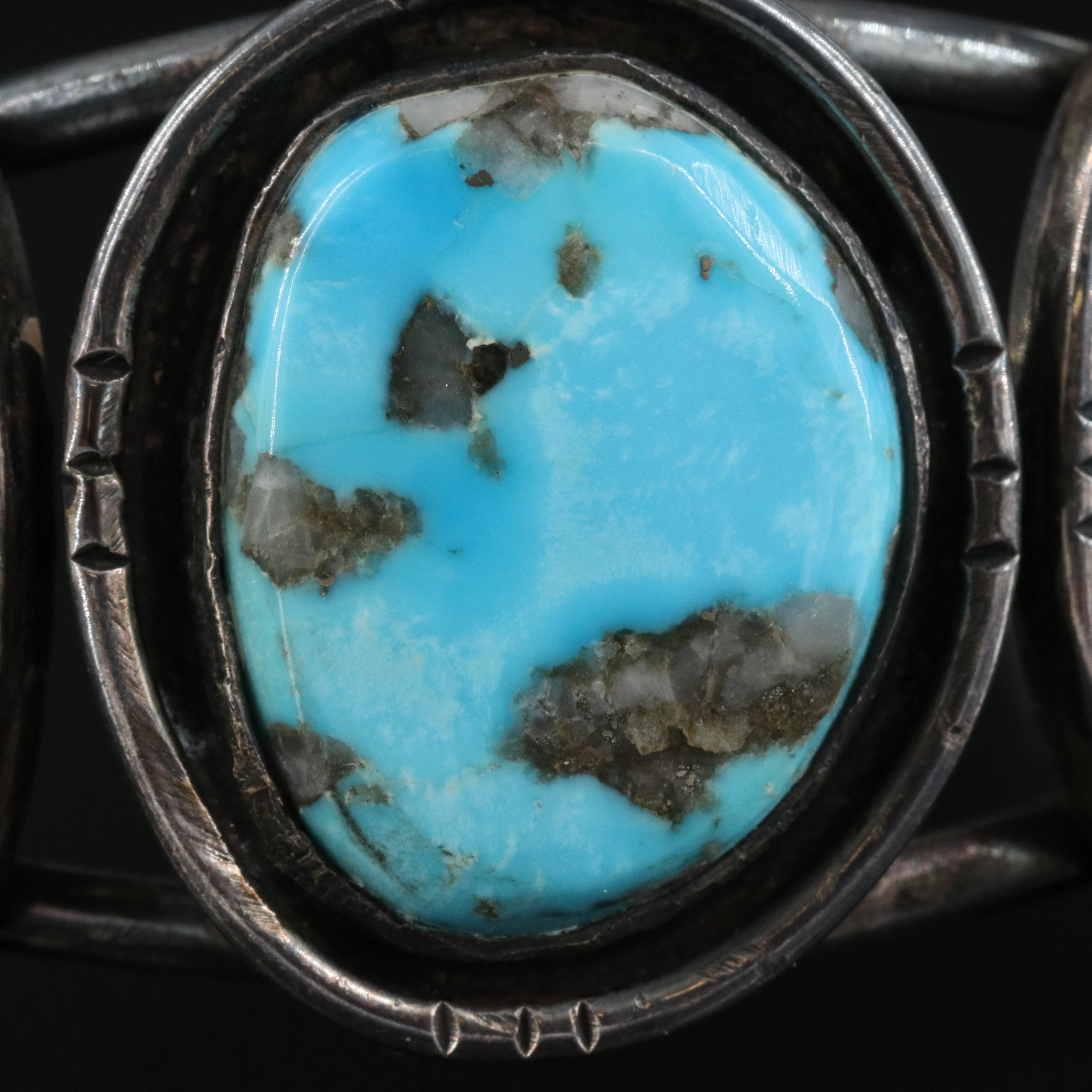 Sterling Turquoise Cuff