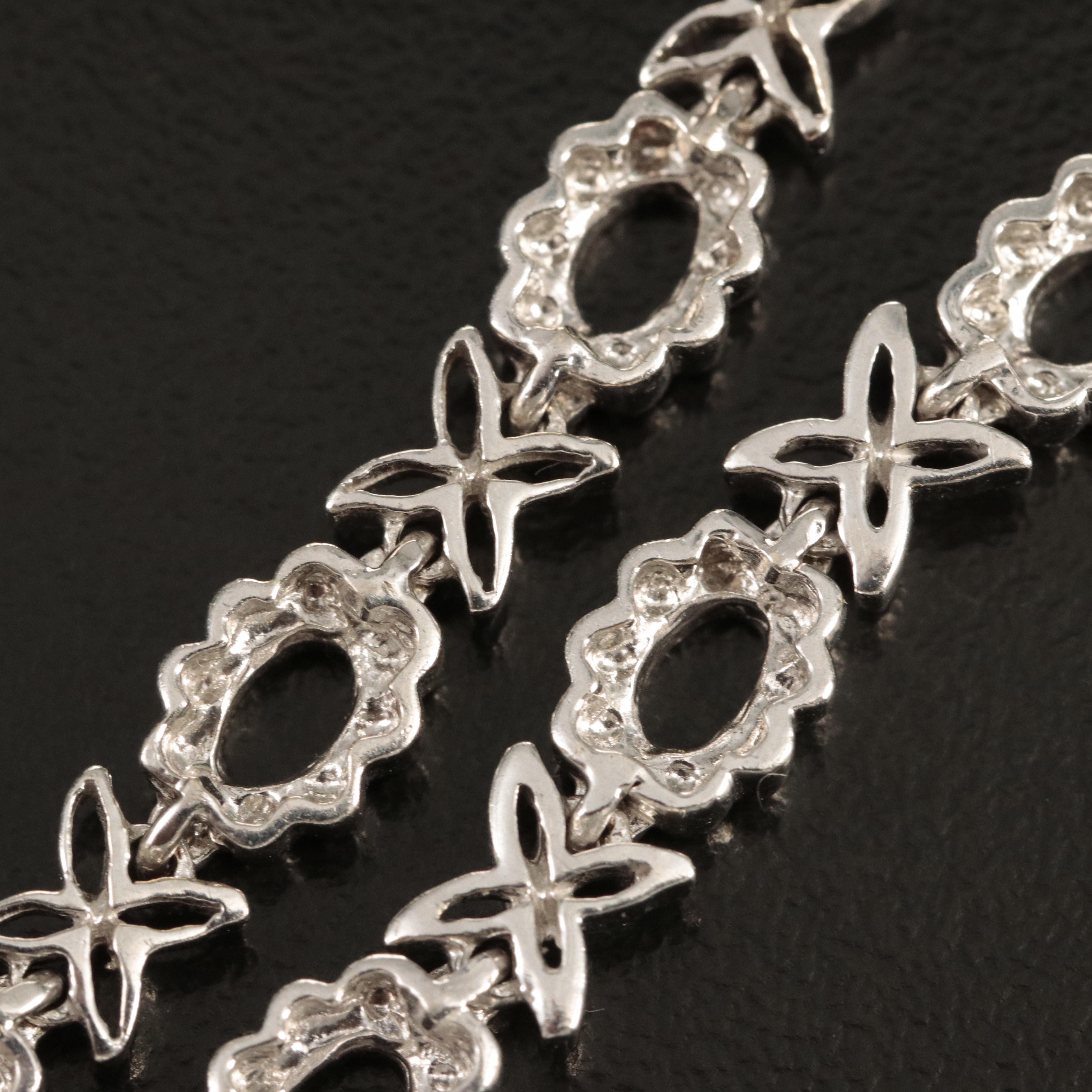 14K Sapphire and 3.02 CTW Diamond Necklace