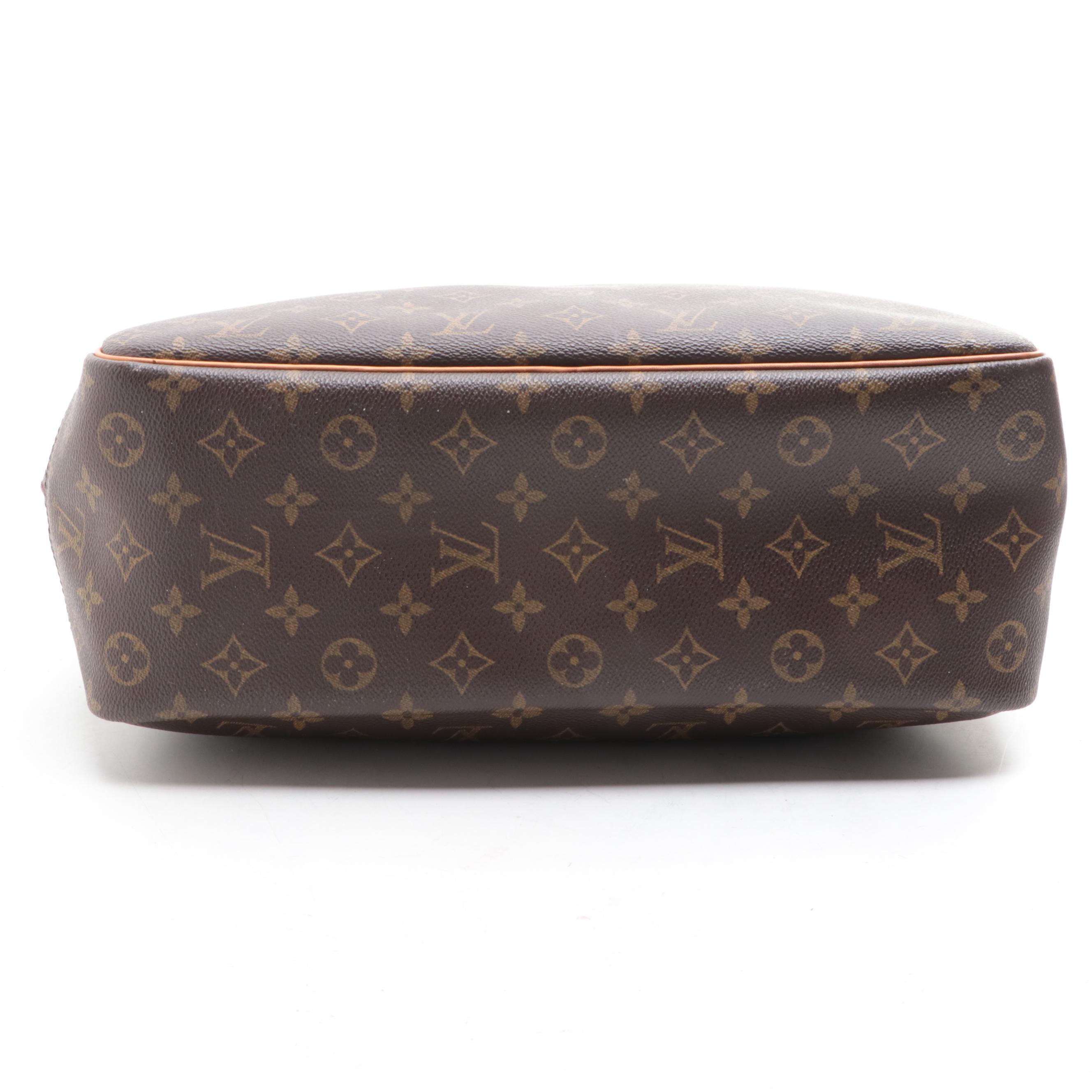 Louis Vuitton Deauville Bag in Monogram Canvas and Vachetta Leather