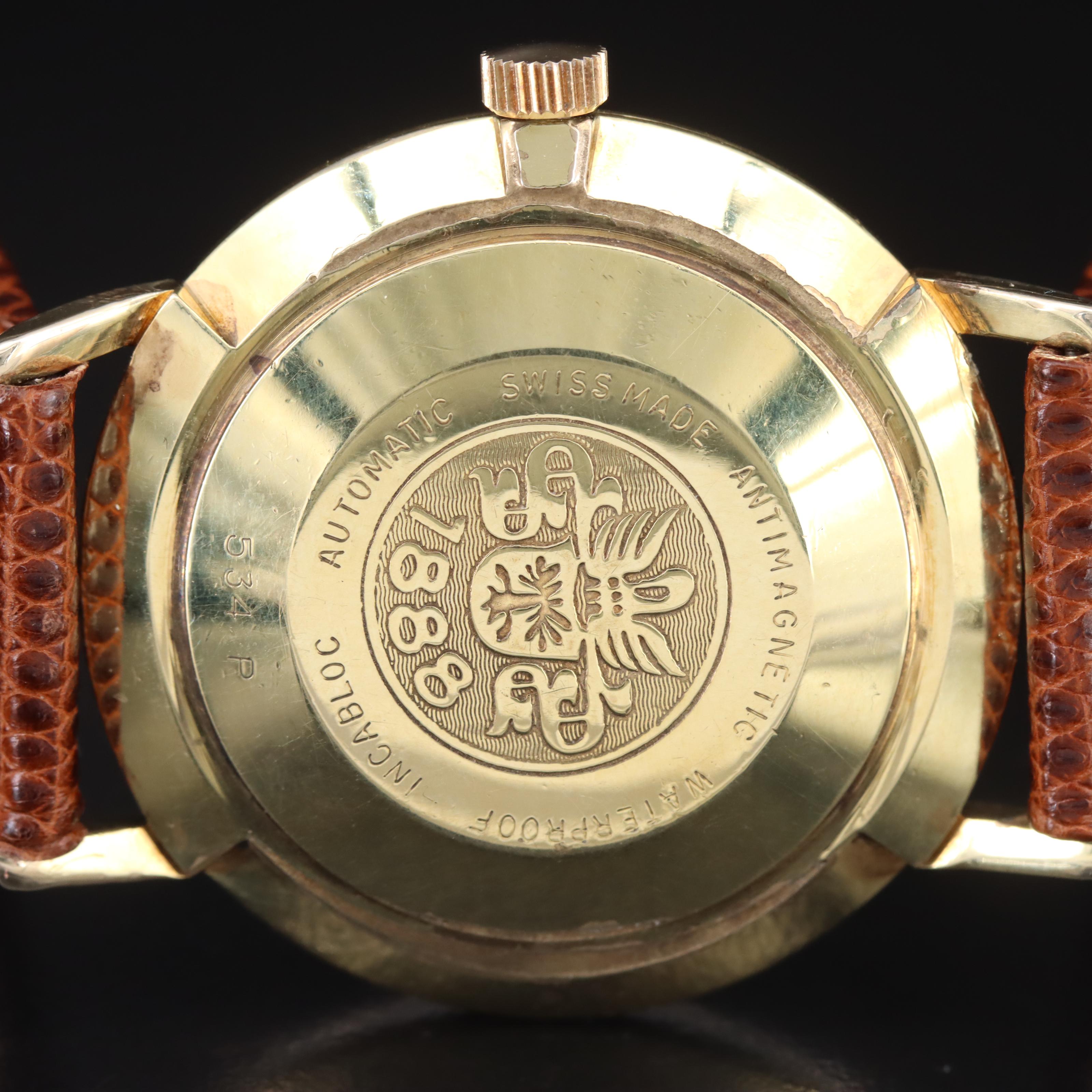 Swiss Bucherer Date Officially Certified Chronometer Watch