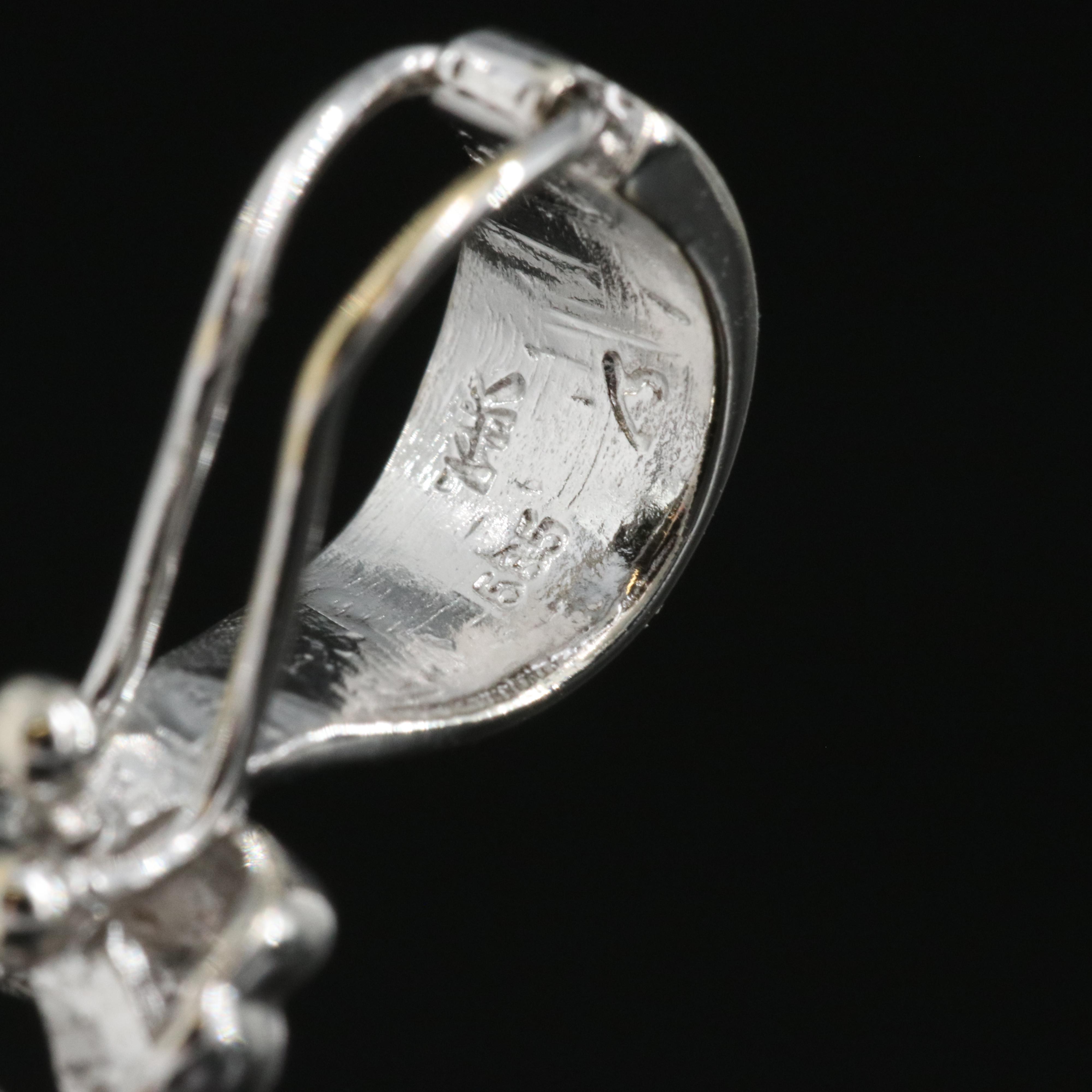 14K Pearl and Diamond Enhancer Pendant