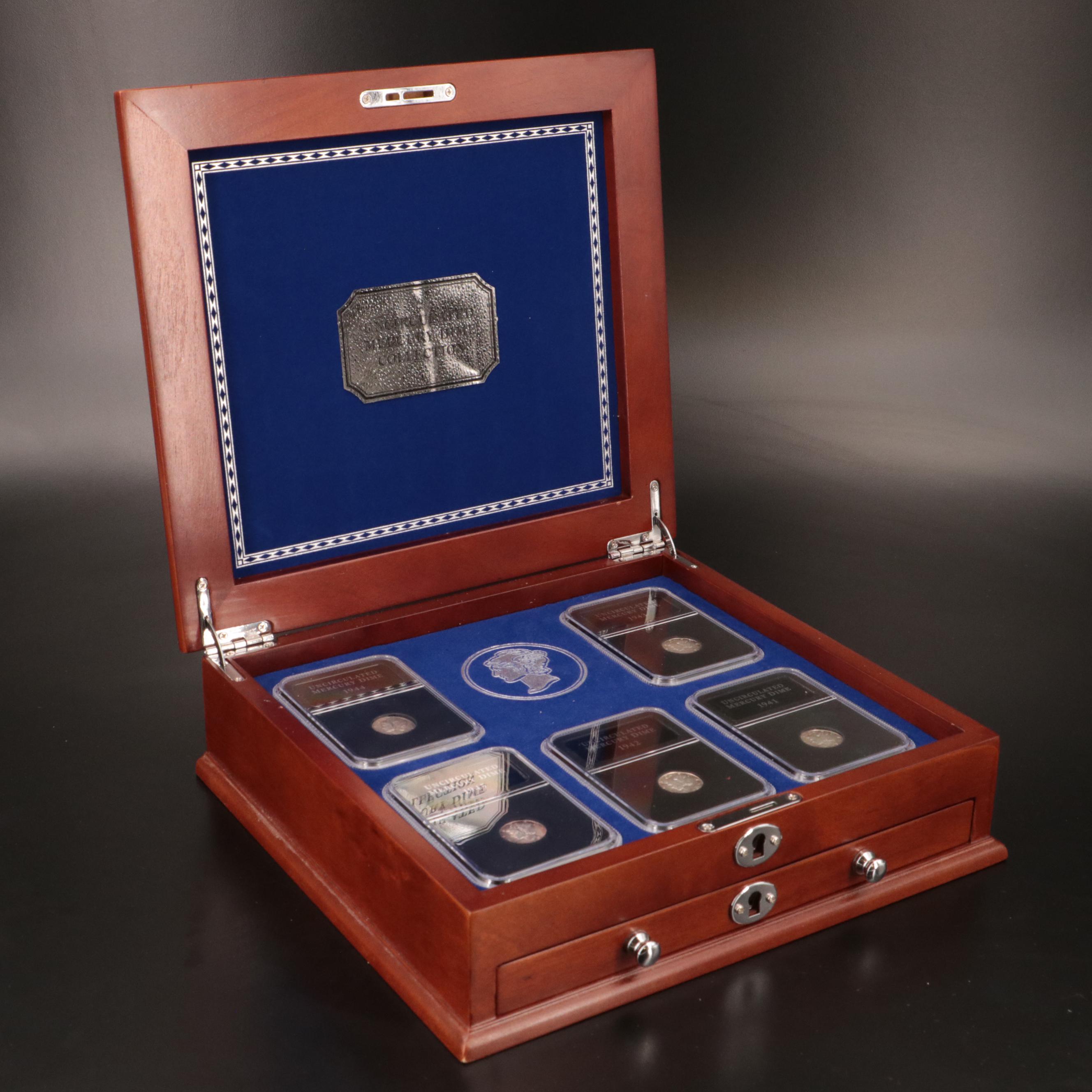 Two Collections of American Type Coins, Liberty Nickels and Mercury Dimes