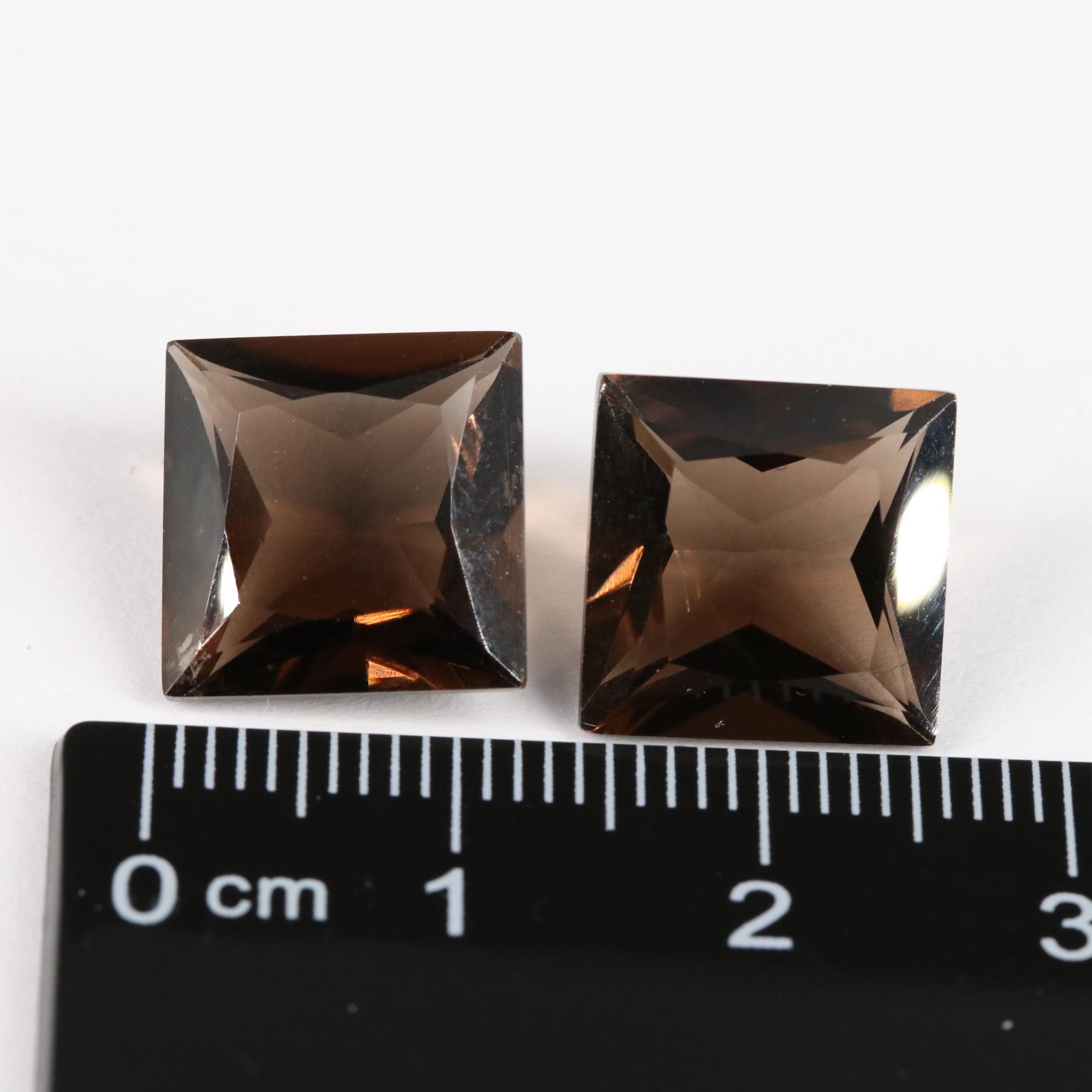 Loose 13.60 CTW Smoky Quartz Lot