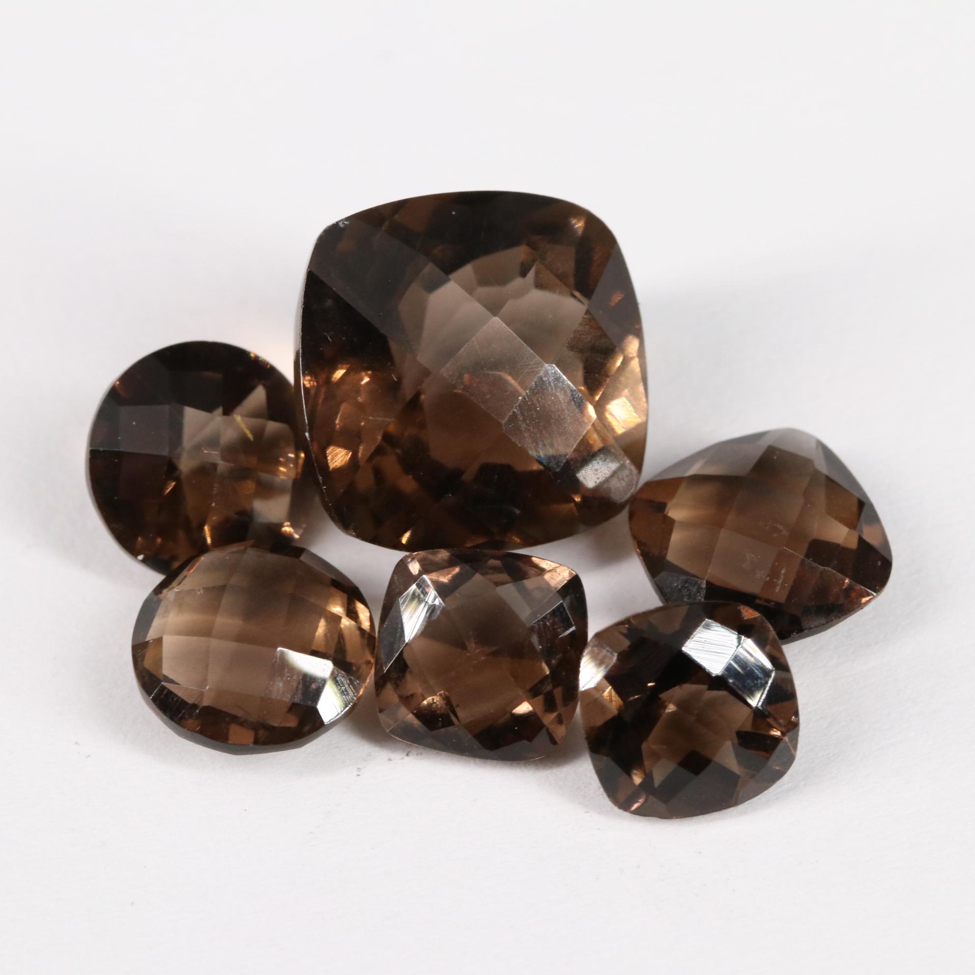 Loose 15.47 CTW Smoky Quartz