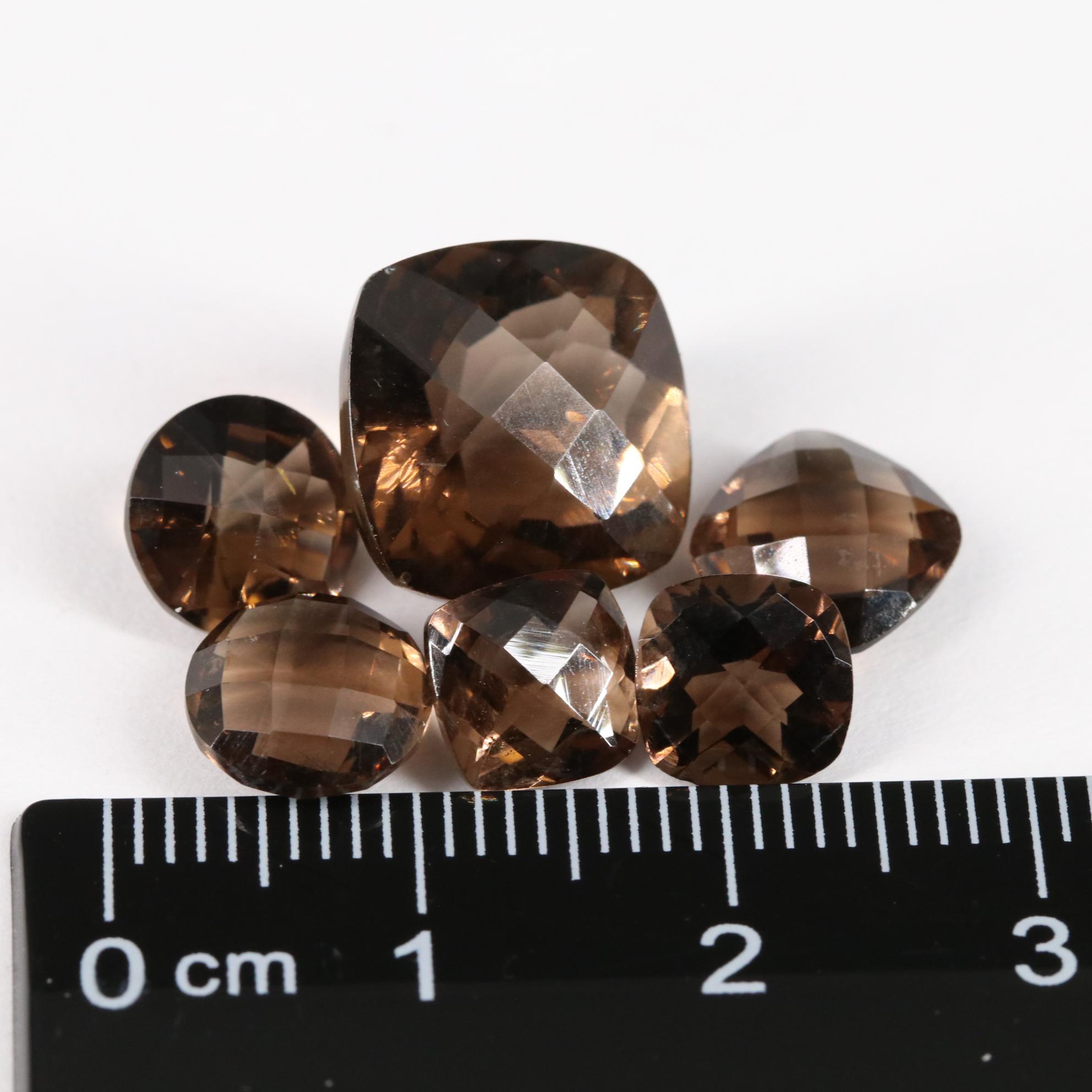Loose 15.47 CTW Smoky Quartz