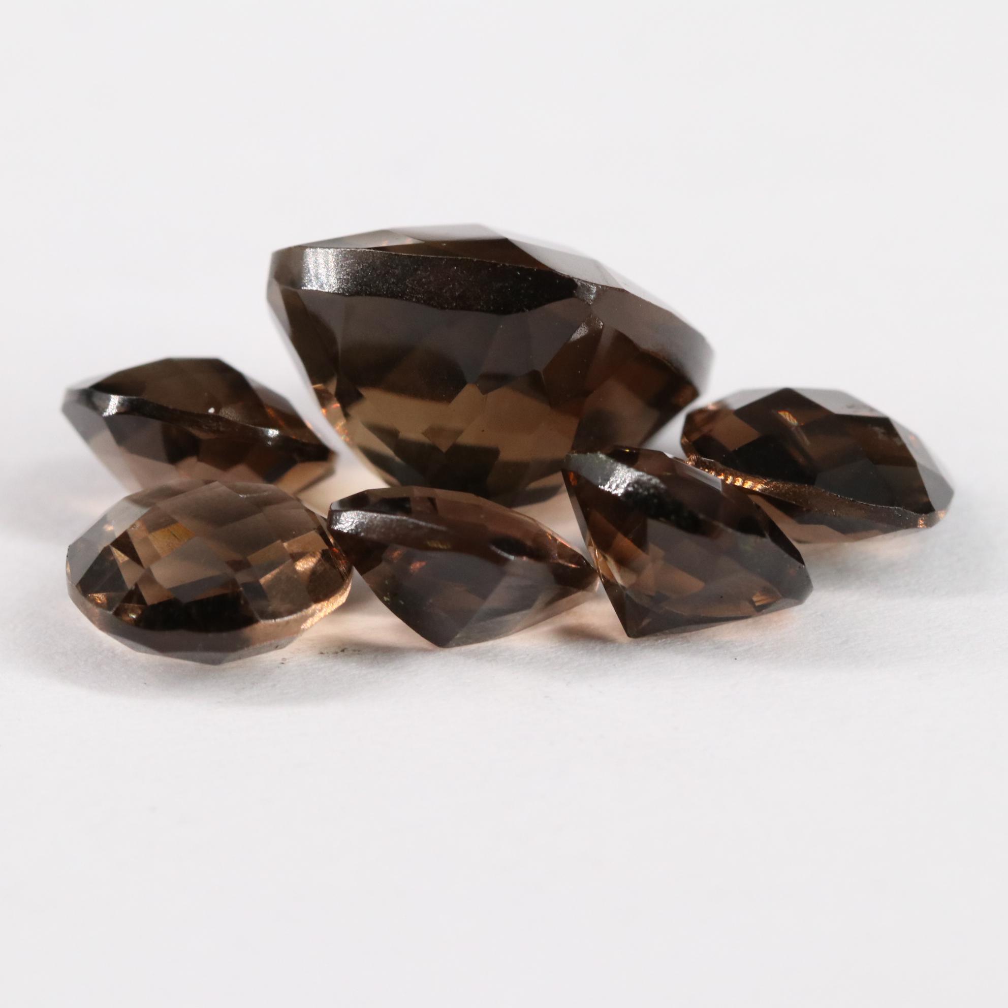 Loose 15.47 CTW Smoky Quartz