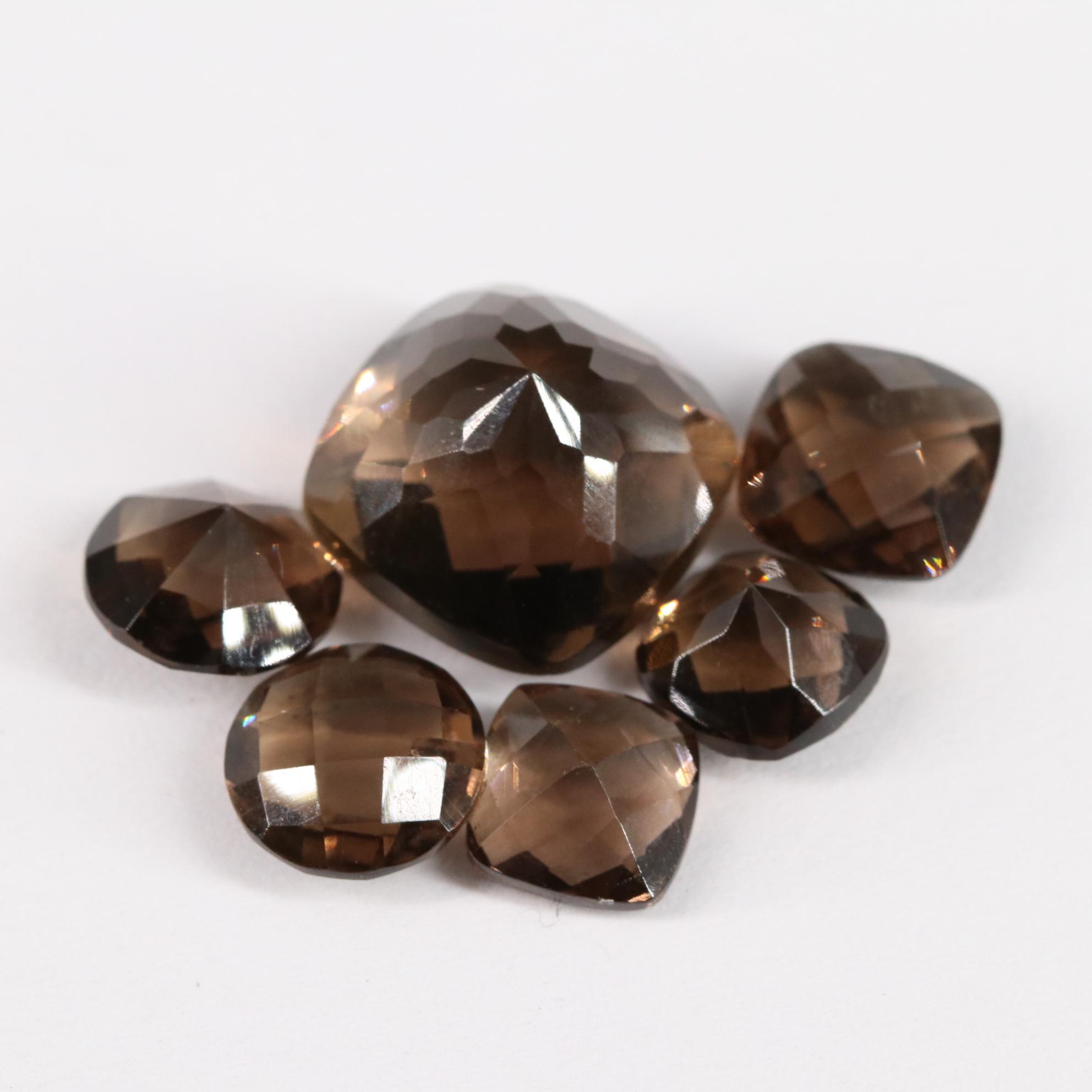 Loose 15.47 CTW Smoky Quartz