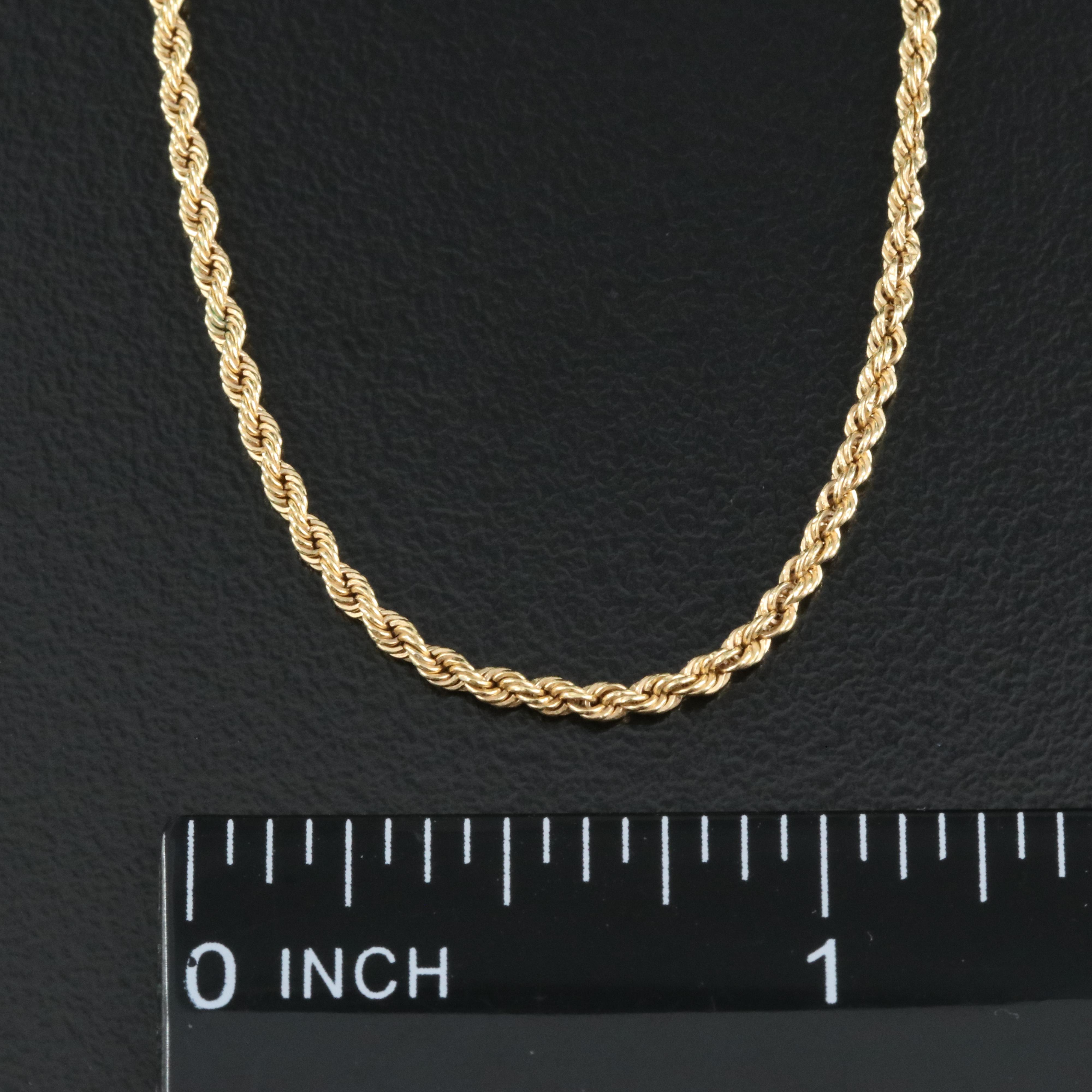 10K Rope Chain
