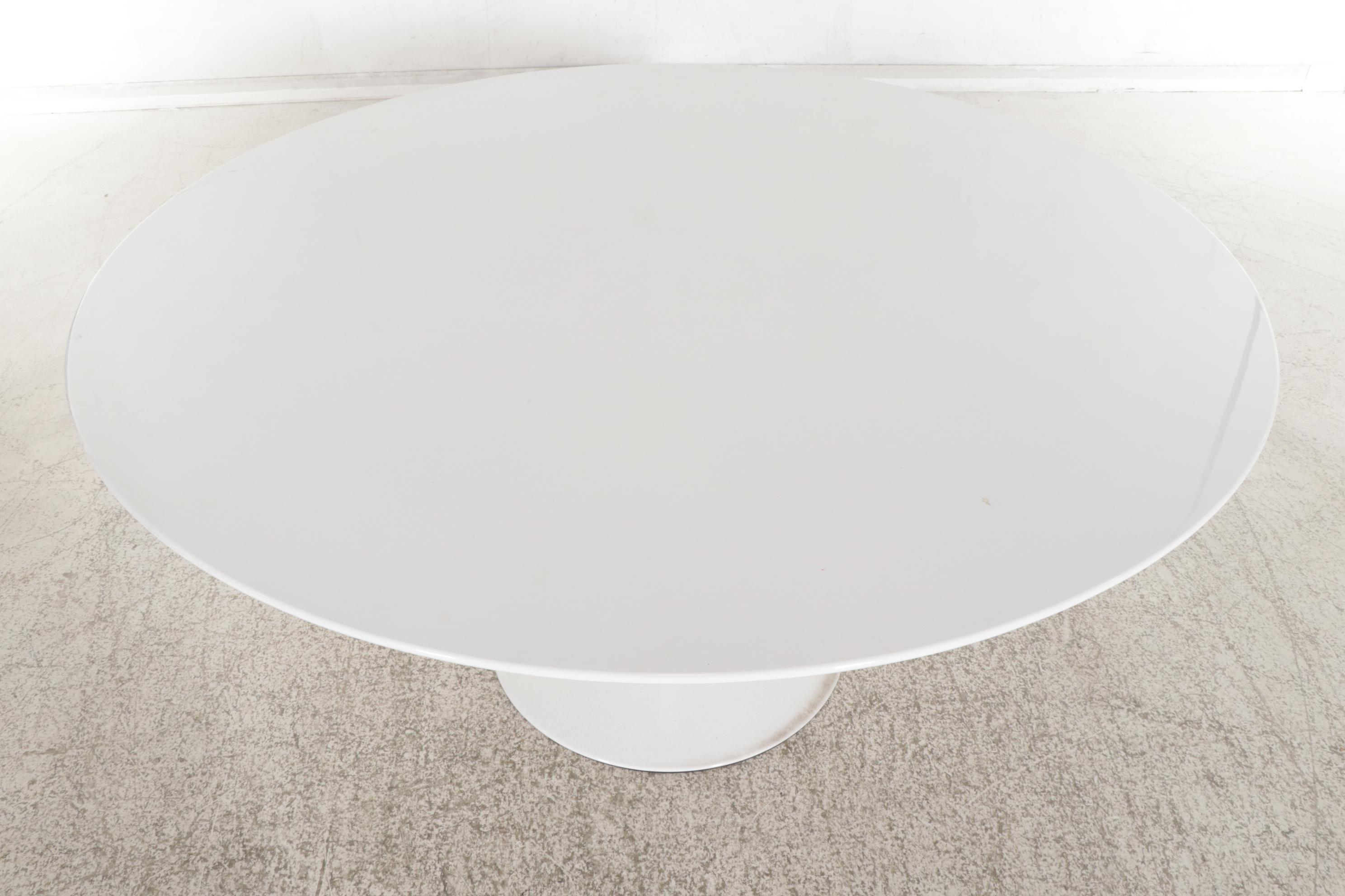 Contemporary Modway "Lippa" Modernist Round Tulip-Style Dining Table