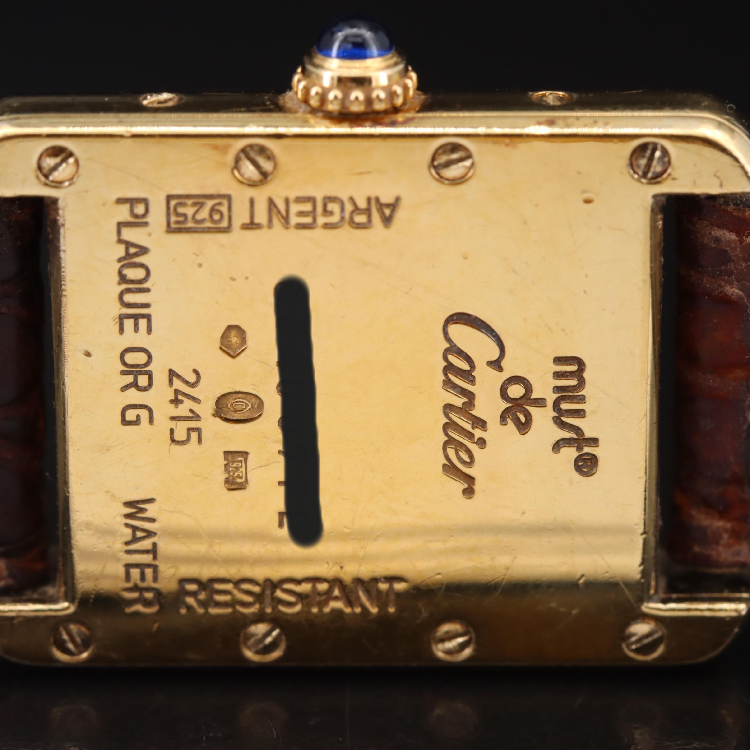 Cartier Must de Cartier Tank Watch