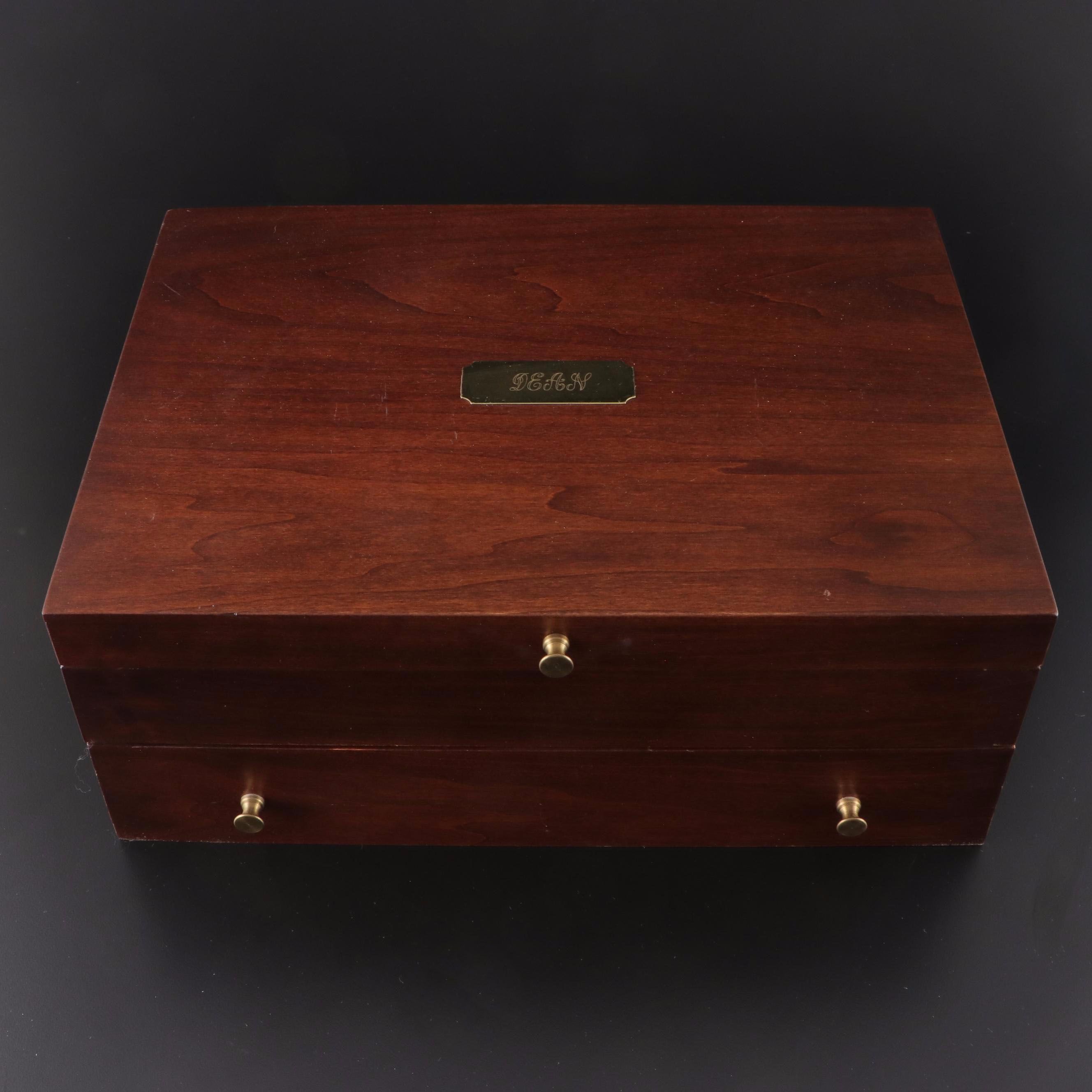 Gorham "Edgemont Gold" Sterling Silver and Gilt Accent Flatware and Utensils