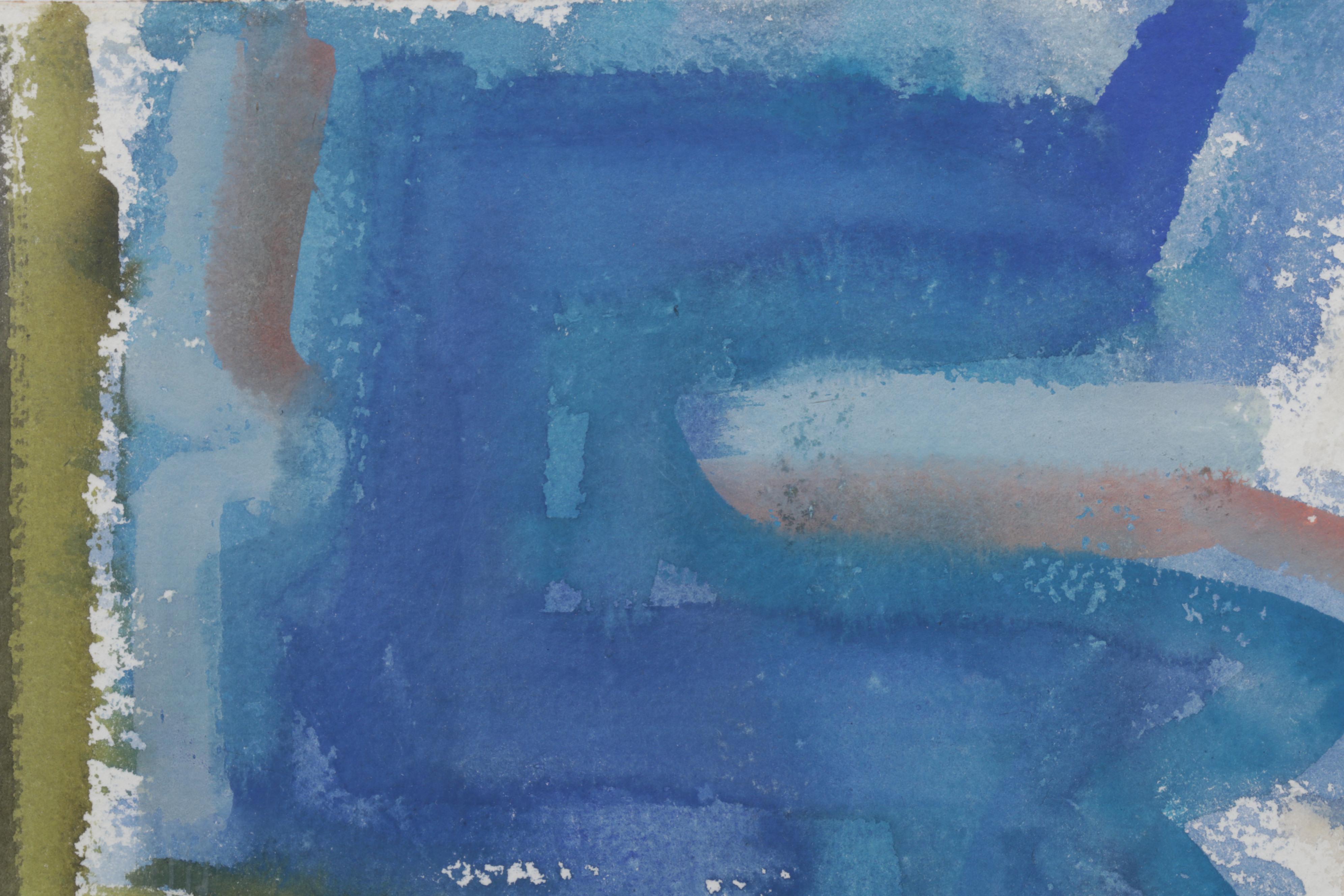 Sidney Chafetz Acrylic Painting "French Landscape I," 1948