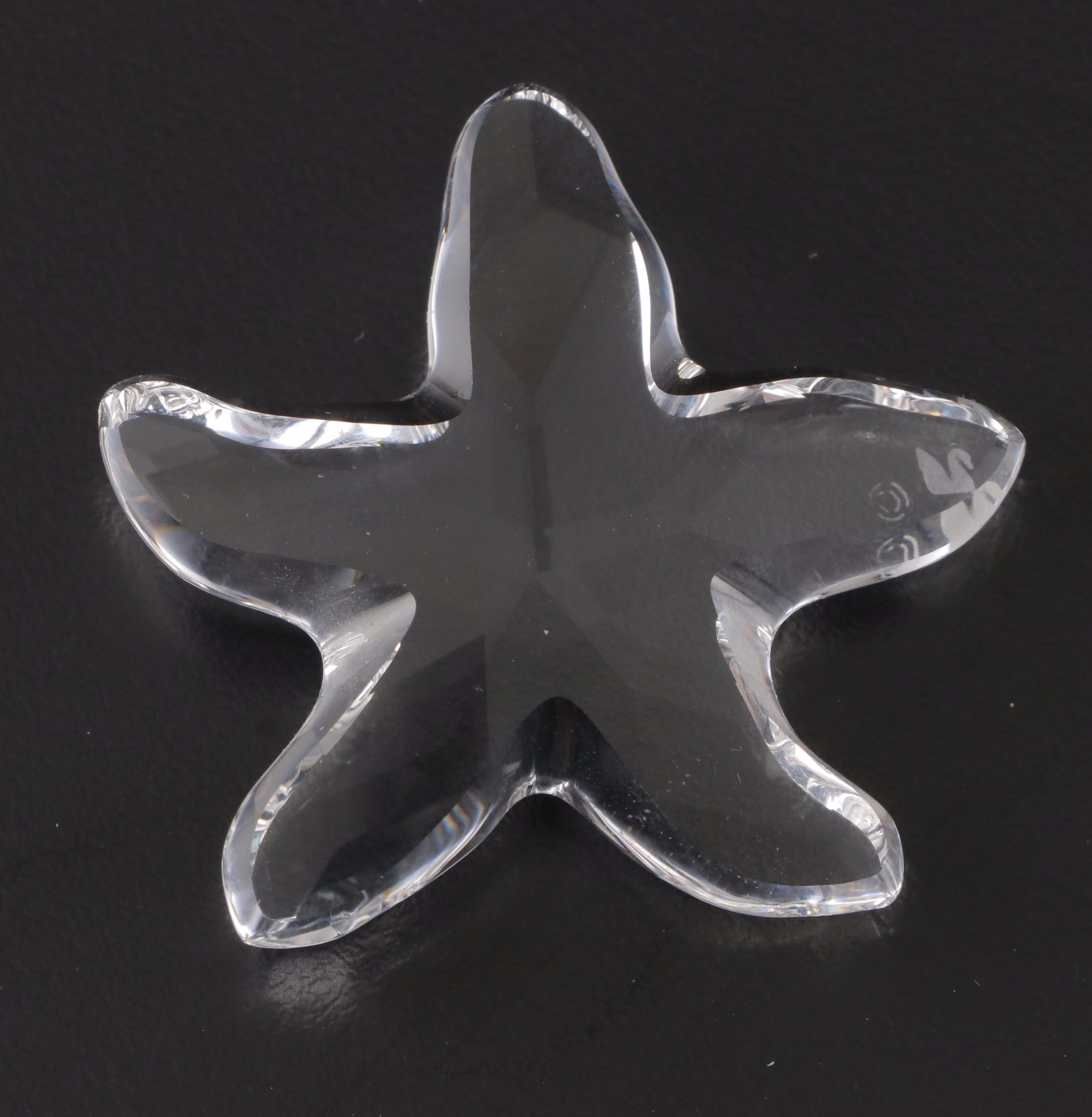 Swarovski Crystal Hummingbird and Maritime Trio Crystal Figurines in Packaging