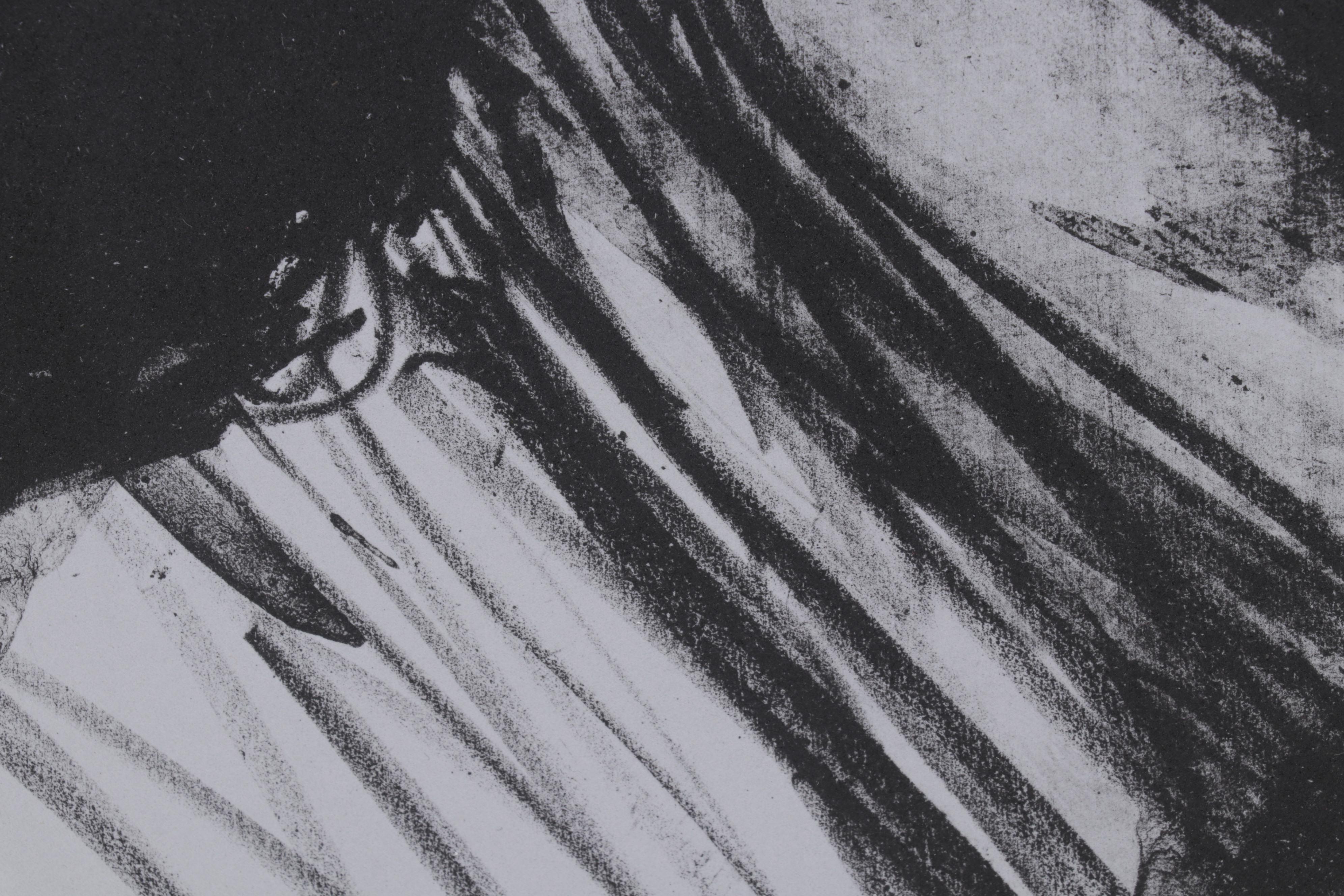 Sidney Chafetz Lithograph "Dr. Stan Cohen, Poet," 2005