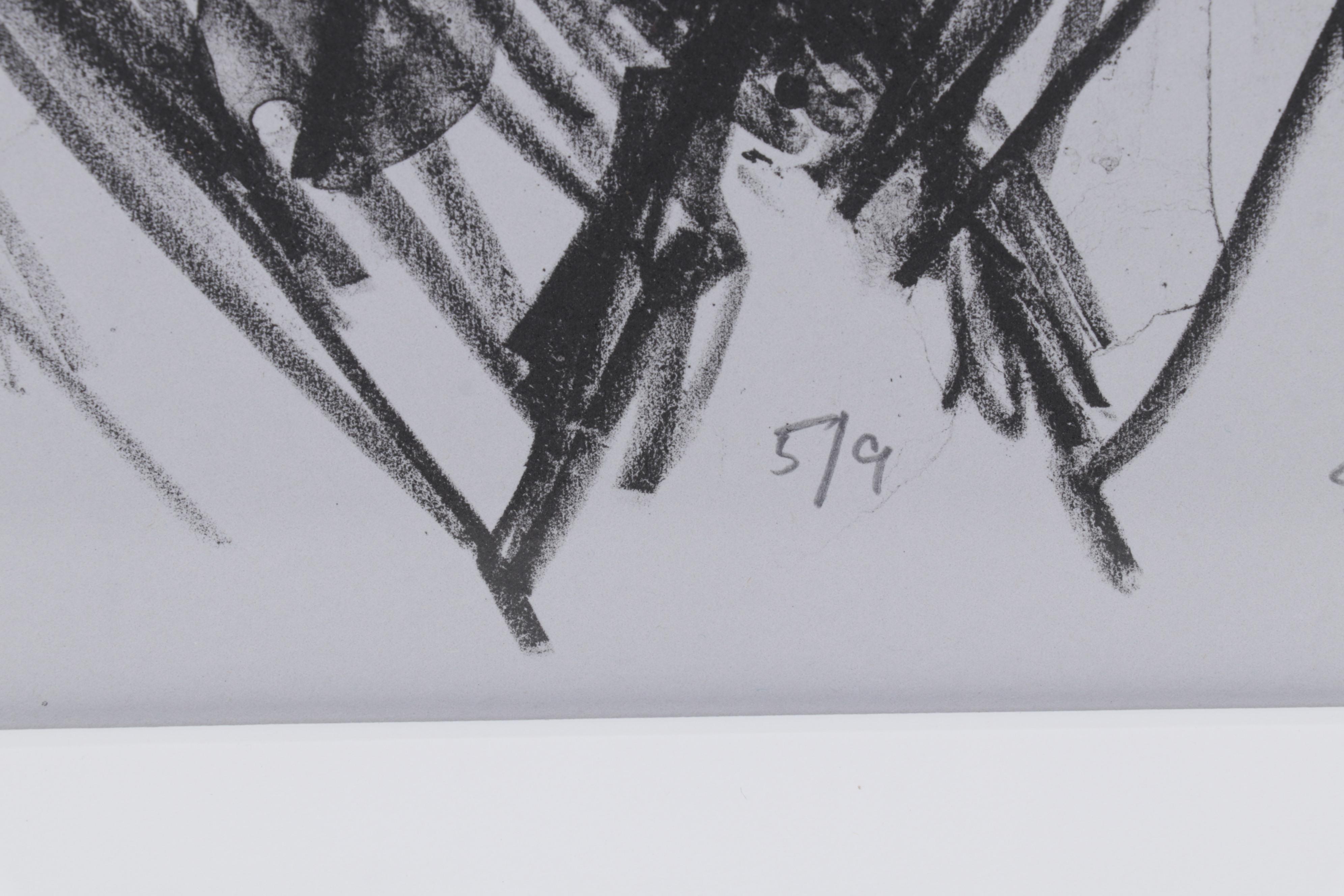 Sidney Chafetz Lithograph "Dr. Stan Cohen, Poet," 2005