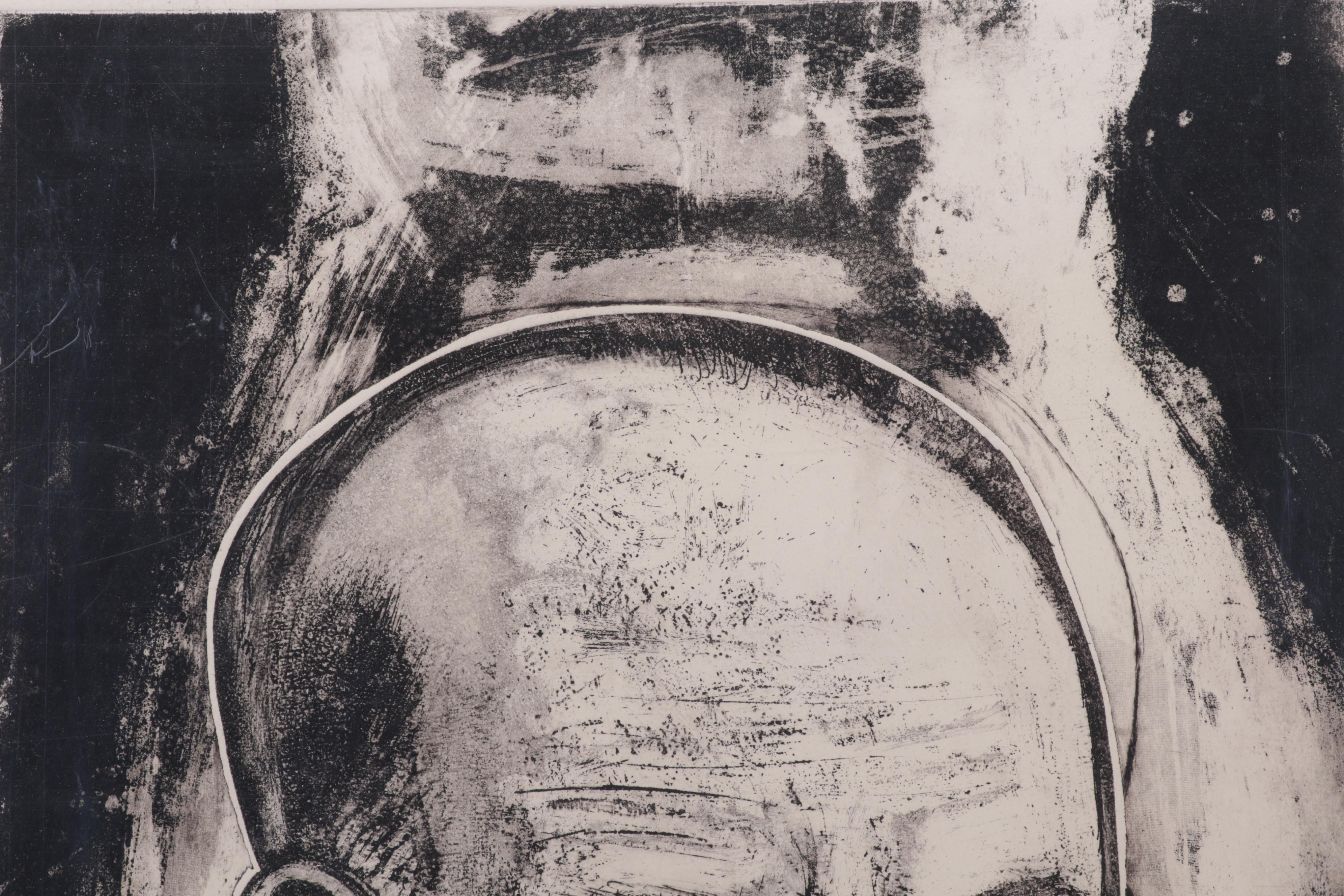 Sidney Chafetz Etching "Bialik," 1978