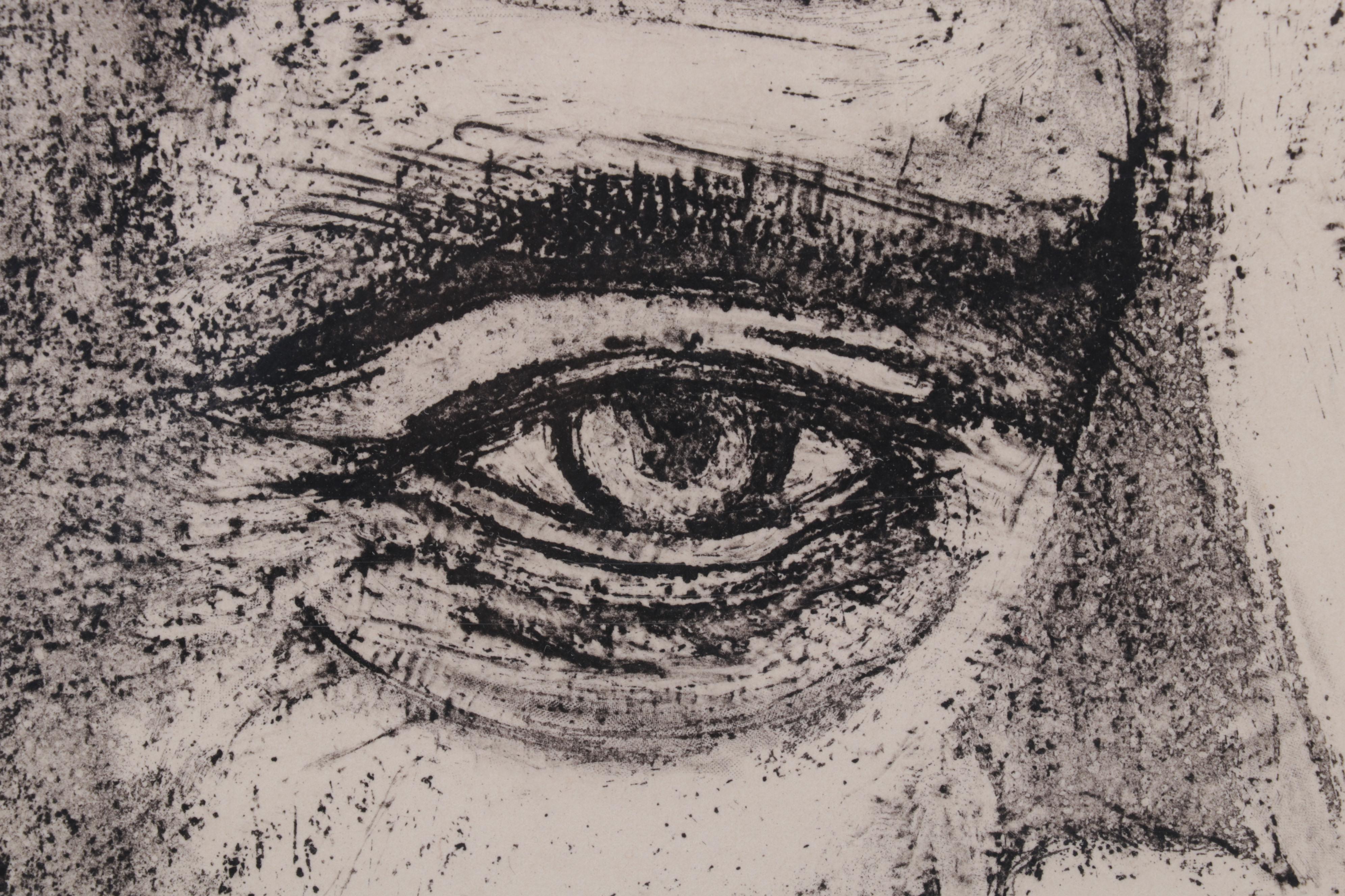 Sidney Chafetz Etching "Bialik," 1978