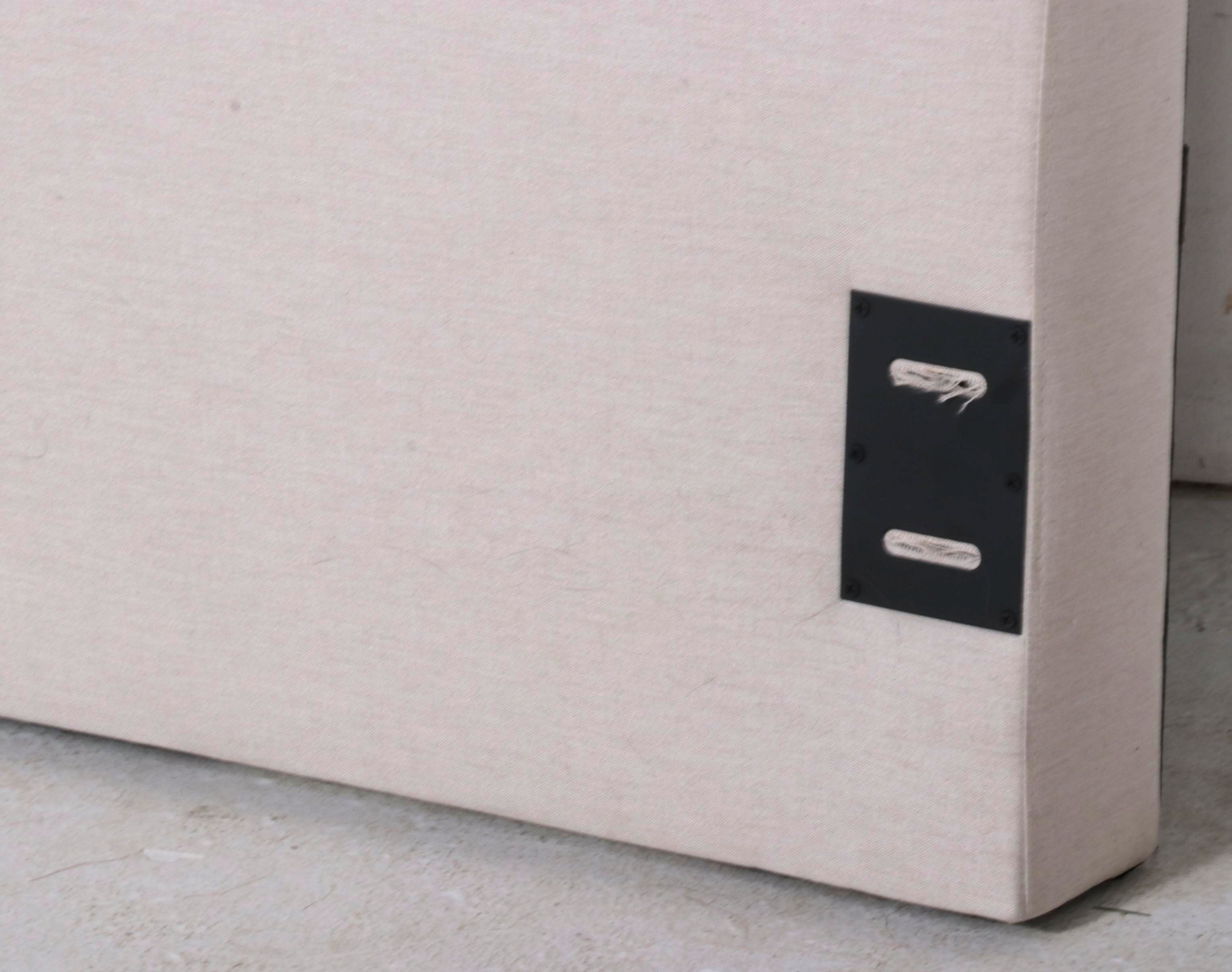 Sutter Street Mfg. Contemporary Queen Size Tufted Fabric Headboard