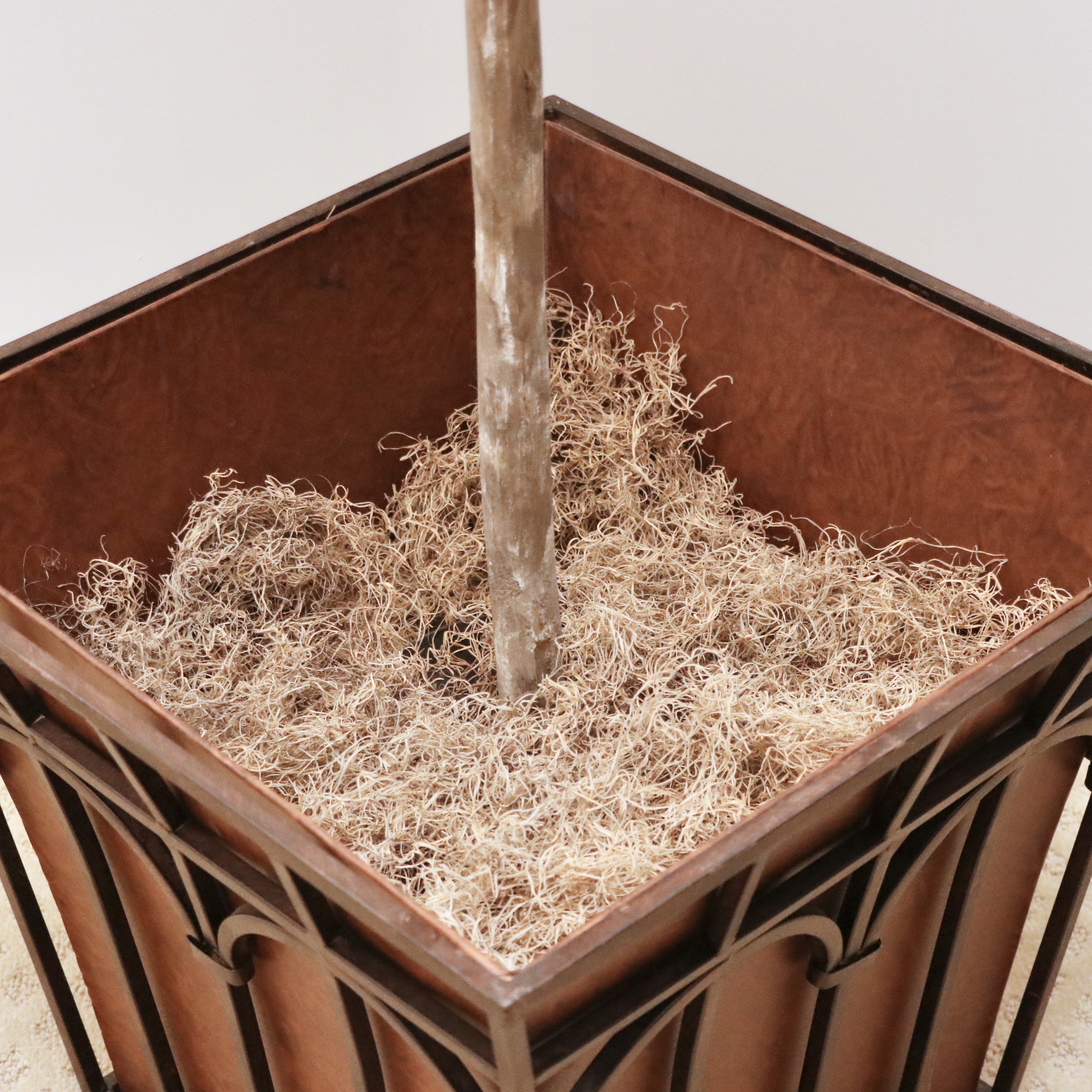 Artificial Olive Tree in Metal and Fiberglass Pot