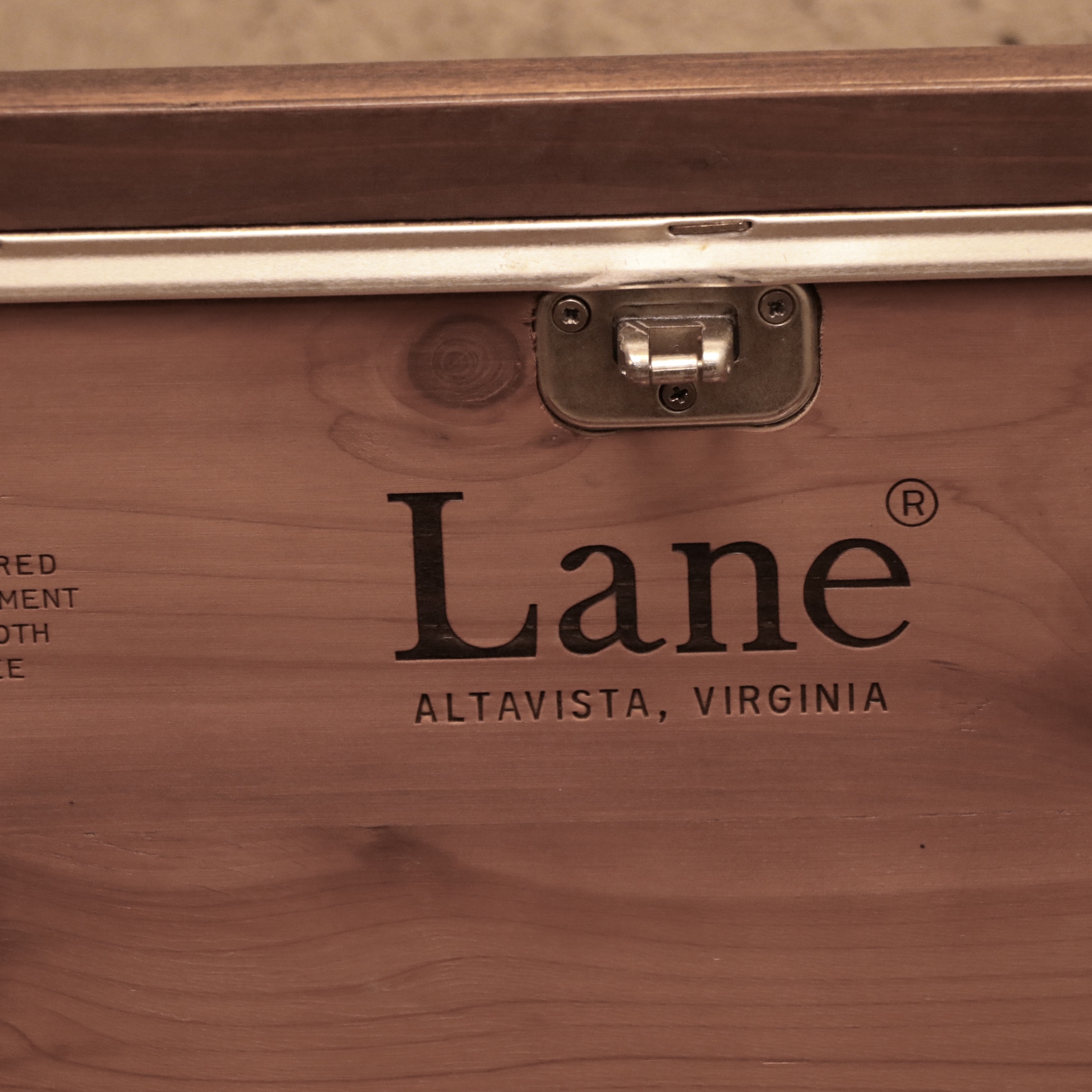 Lane Louvered Front Cedar Lined Blanket Chest