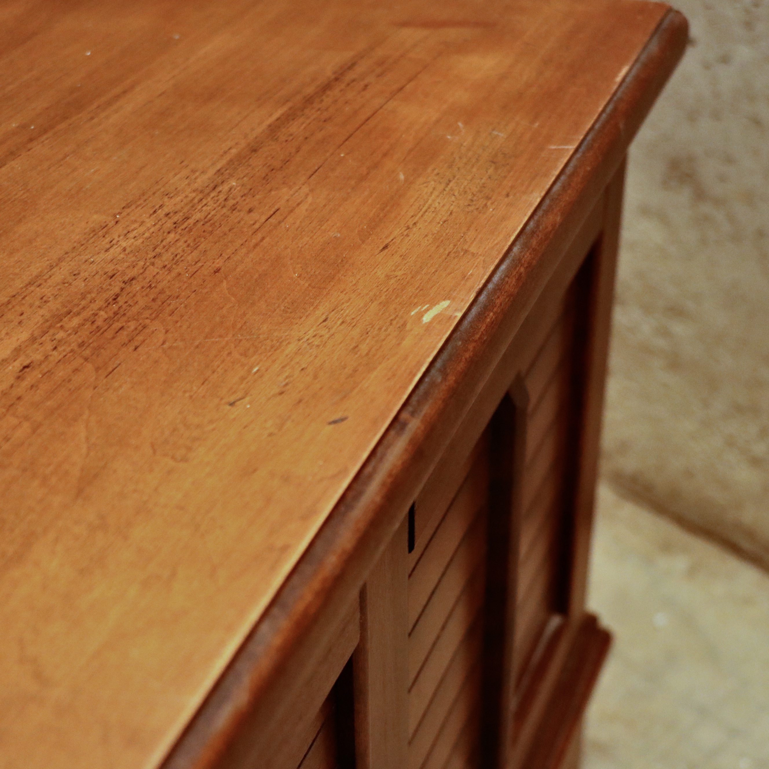 Lane Louvered Front Cedar Lined Blanket Chest