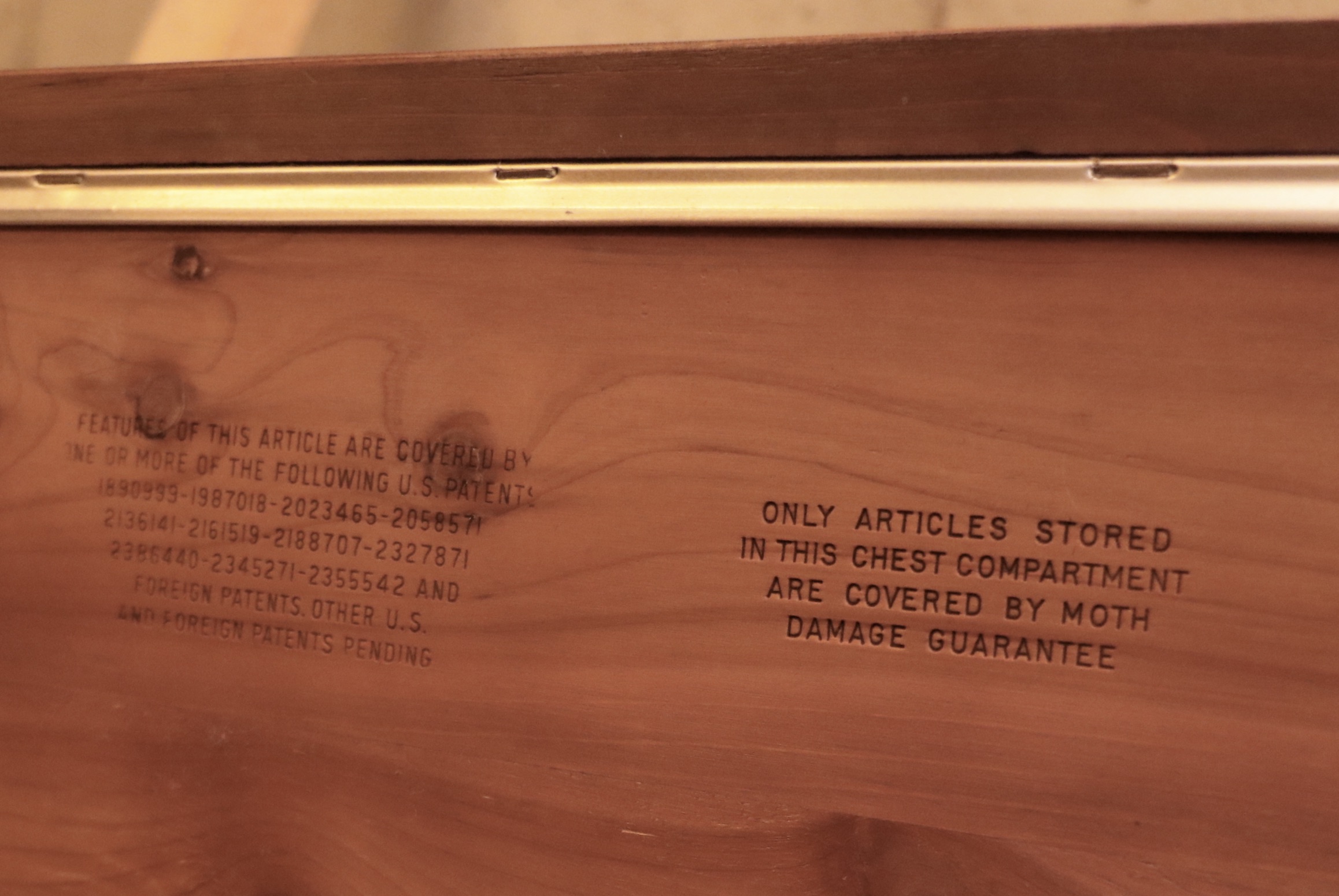 Lane Louvered Front Cedar Lined Blanket Chest