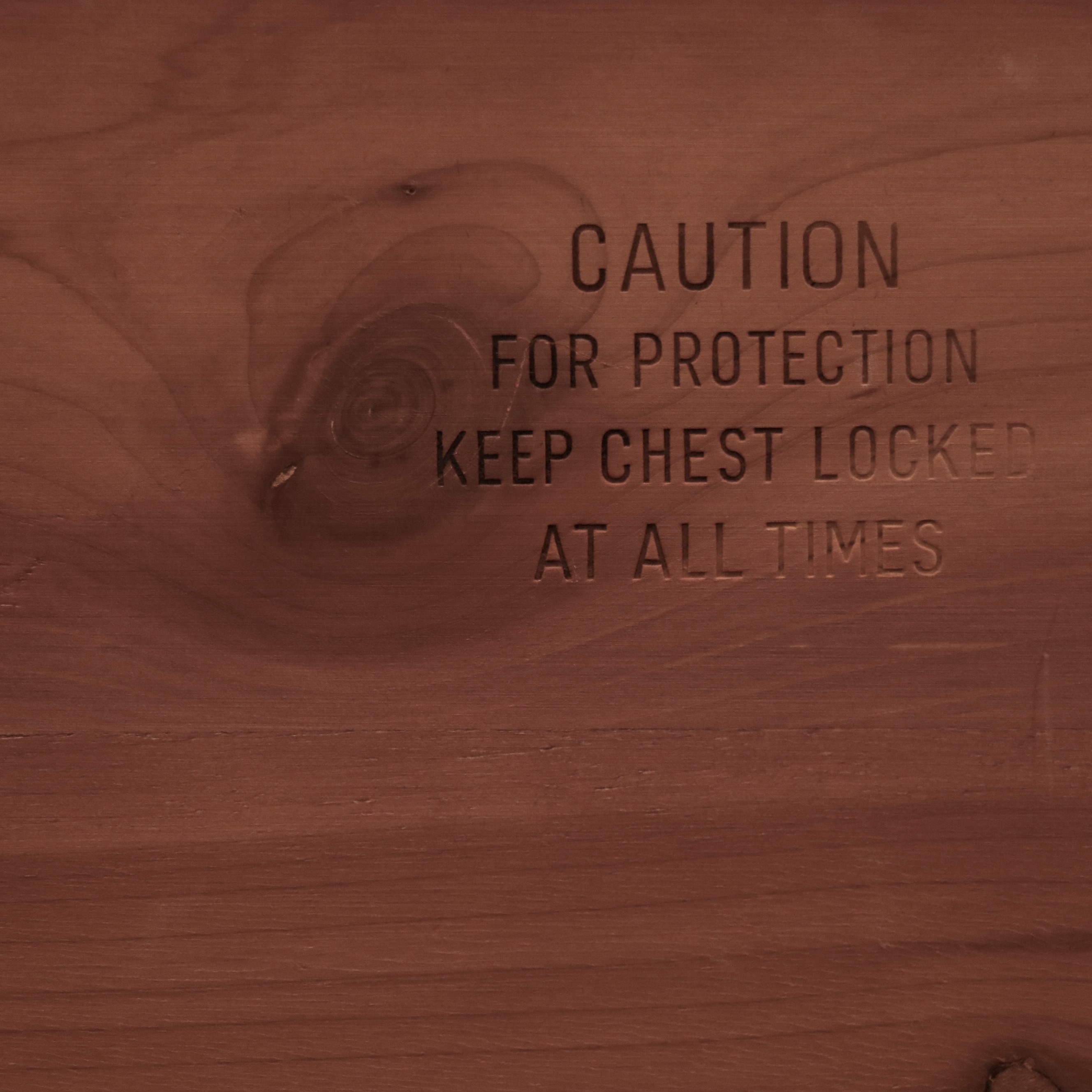 Lane Louvered Front Cedar Lined Blanket Chest