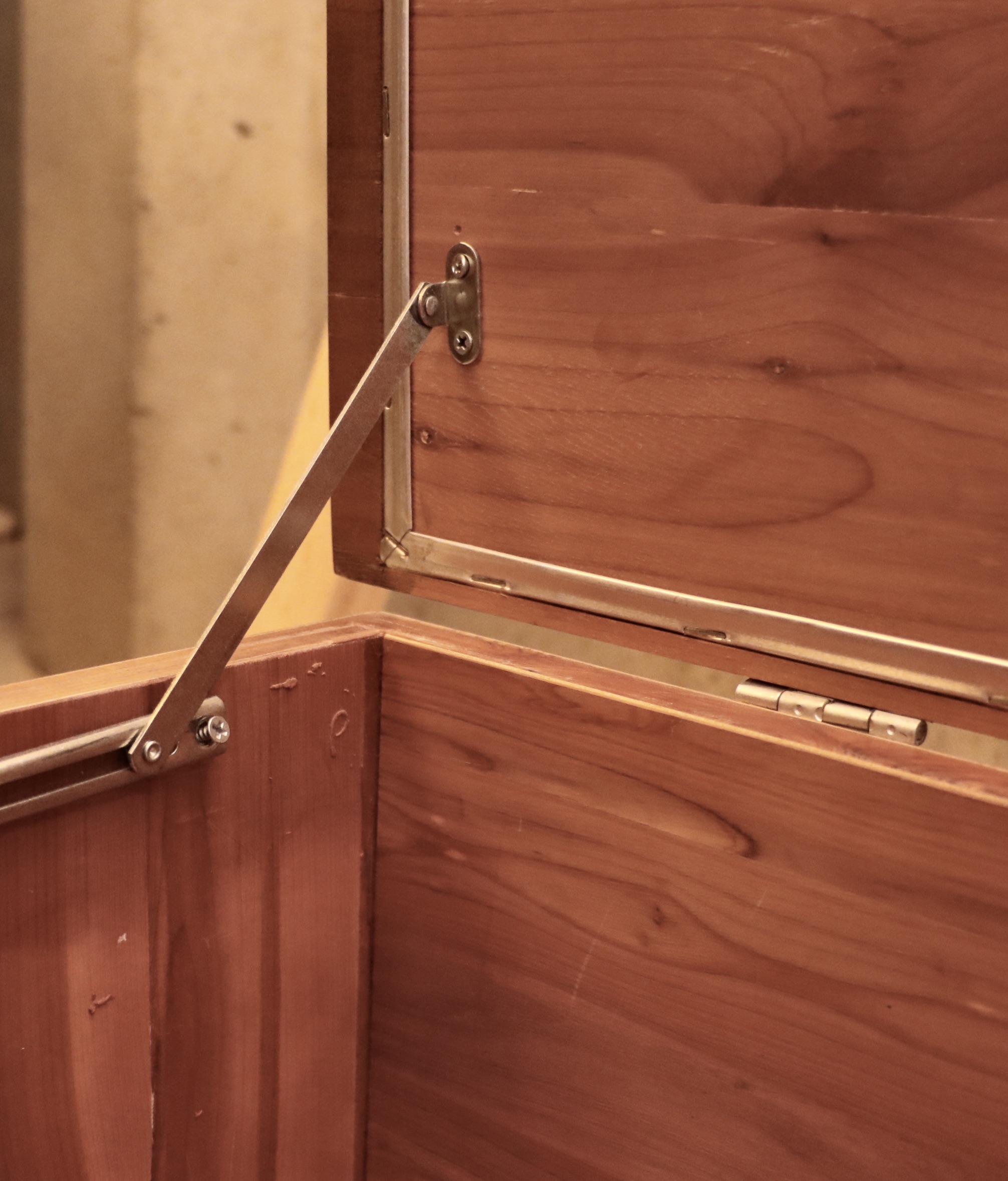 Lane Louvered Front Cedar Lined Blanket Chest