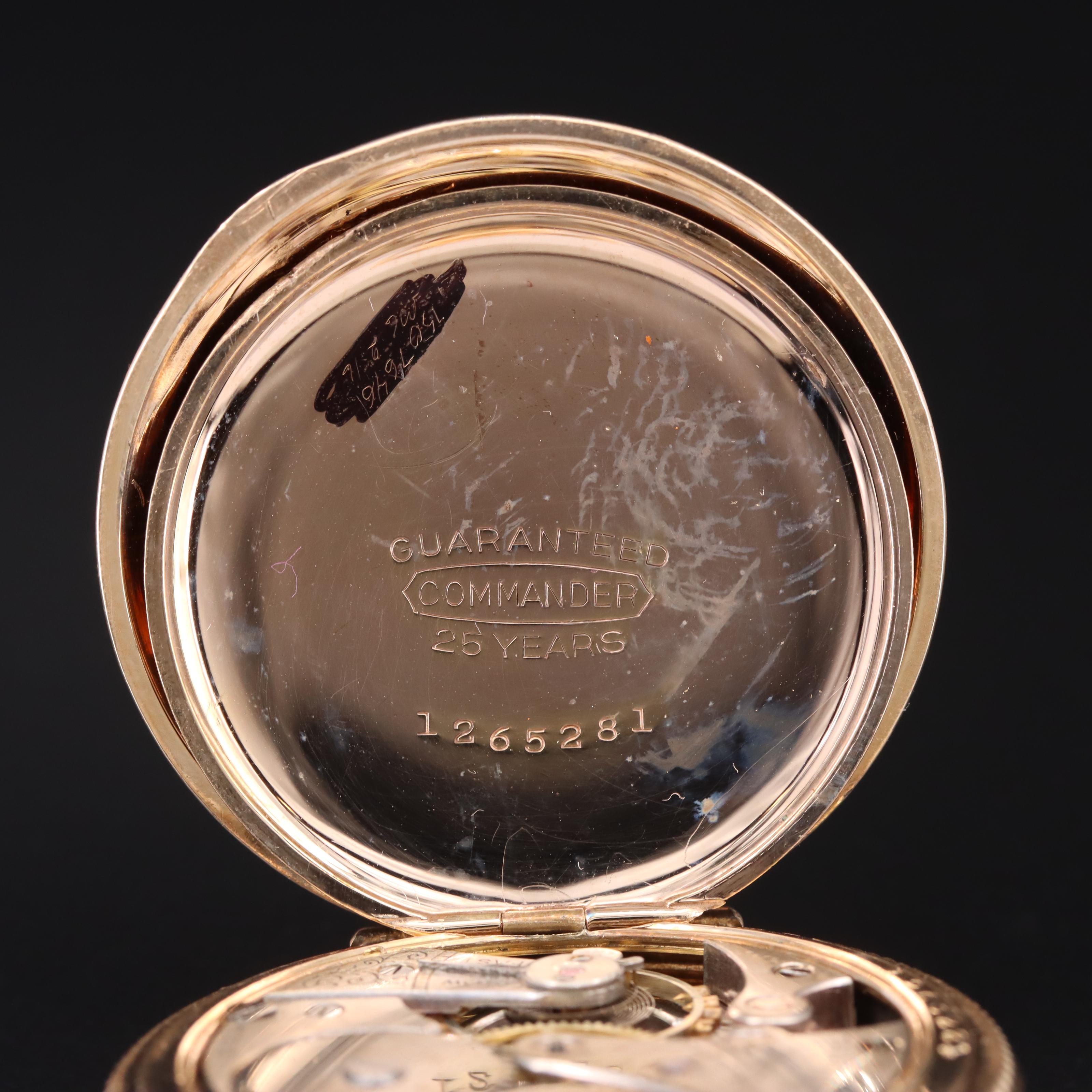 Vintage Tavannes Swiss Pocket Watch