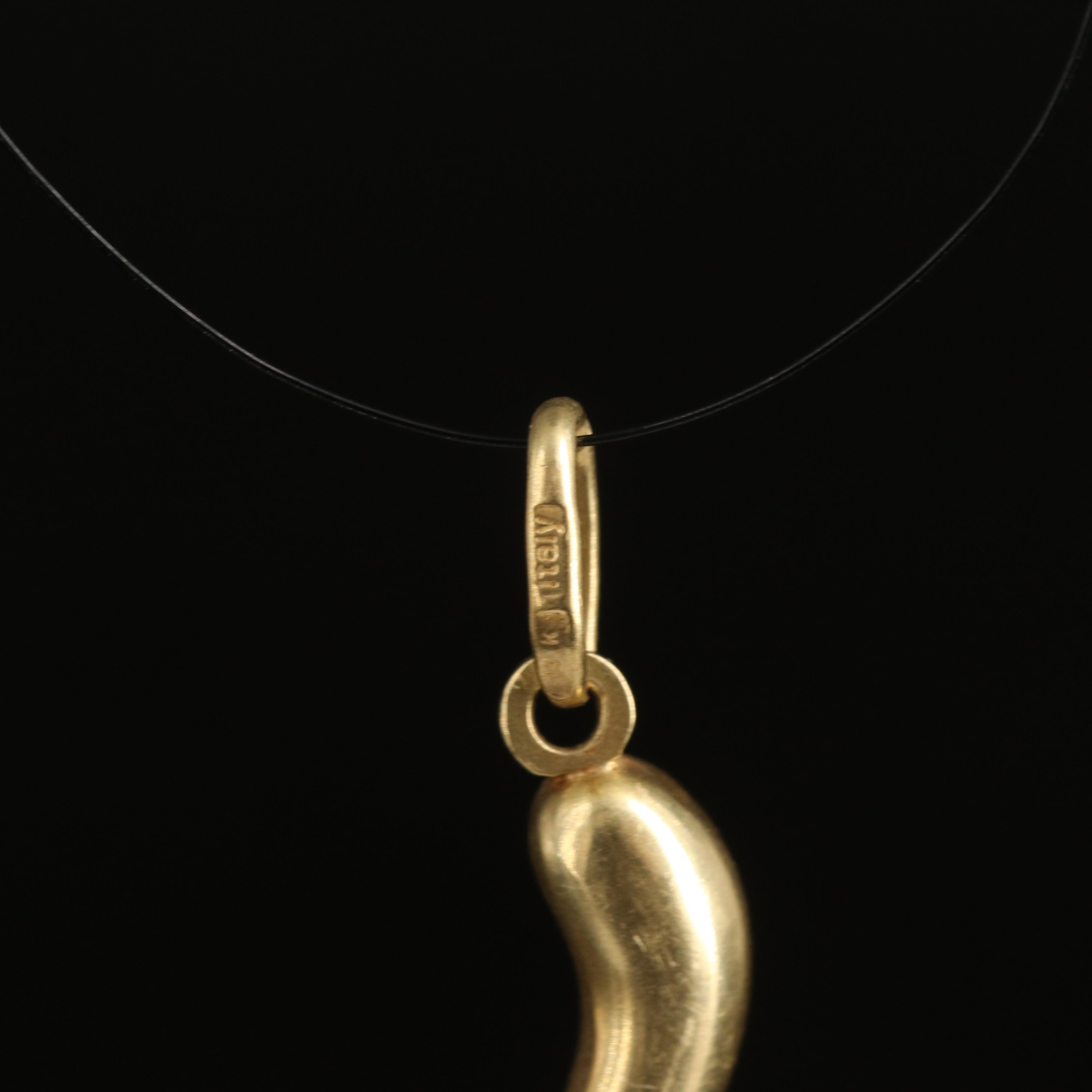 Italian 14K Cornicello Pendant