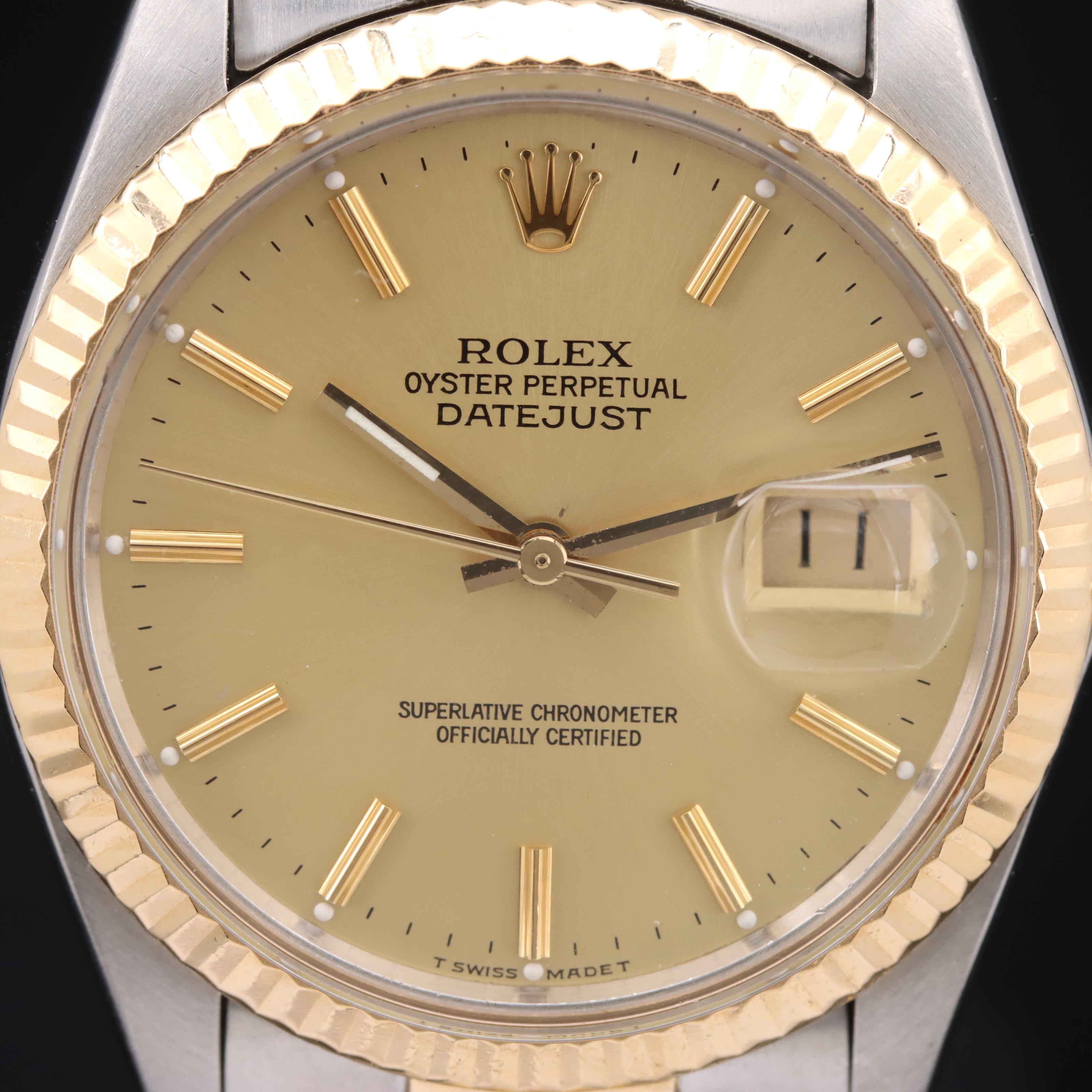1987 Rolex Oyster Perpetual Datejust Watch