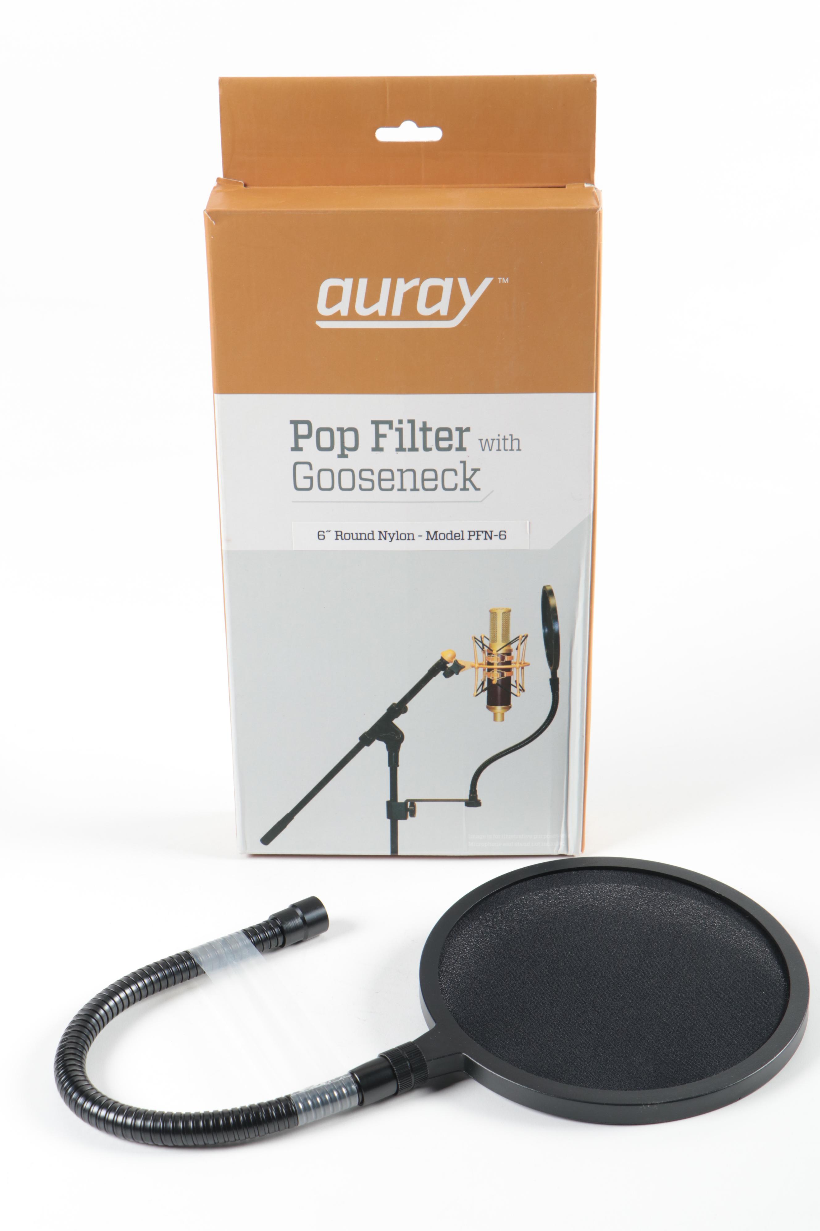 Electro-Voice RE20 Dynamic Broadcast Microphone with Auray Pop Filter