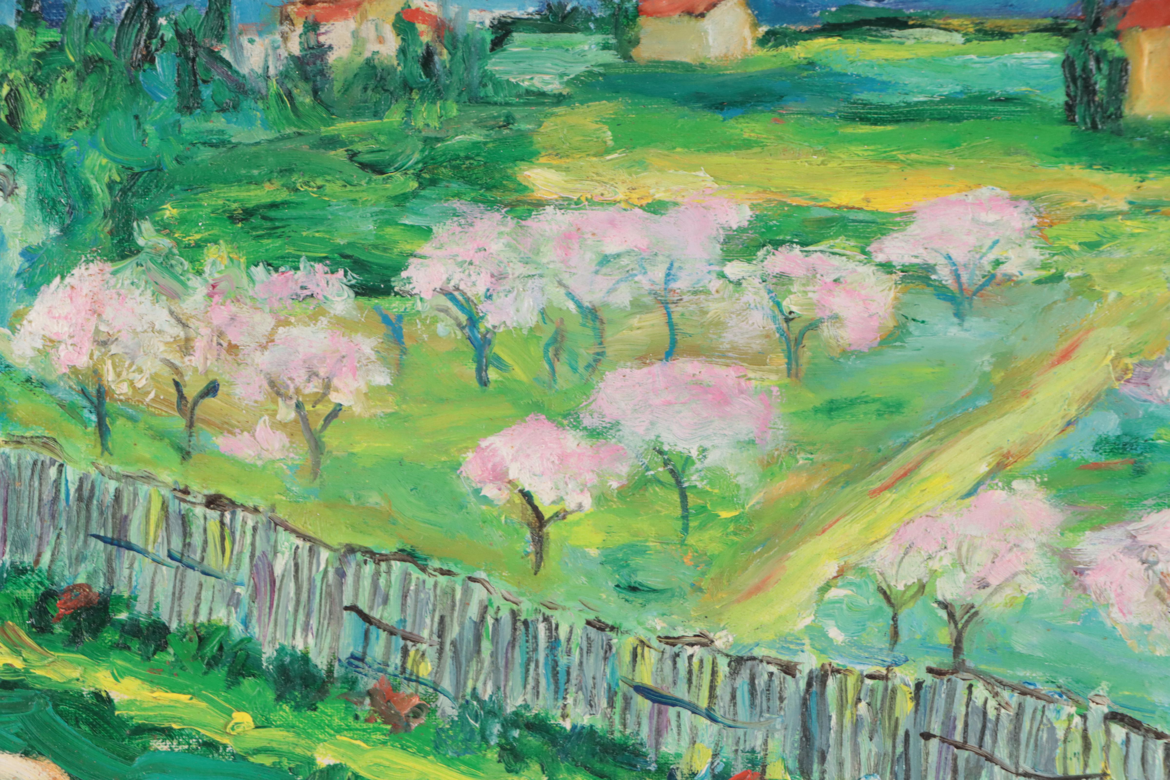 Nora Collyer Oil Painting of Landscape