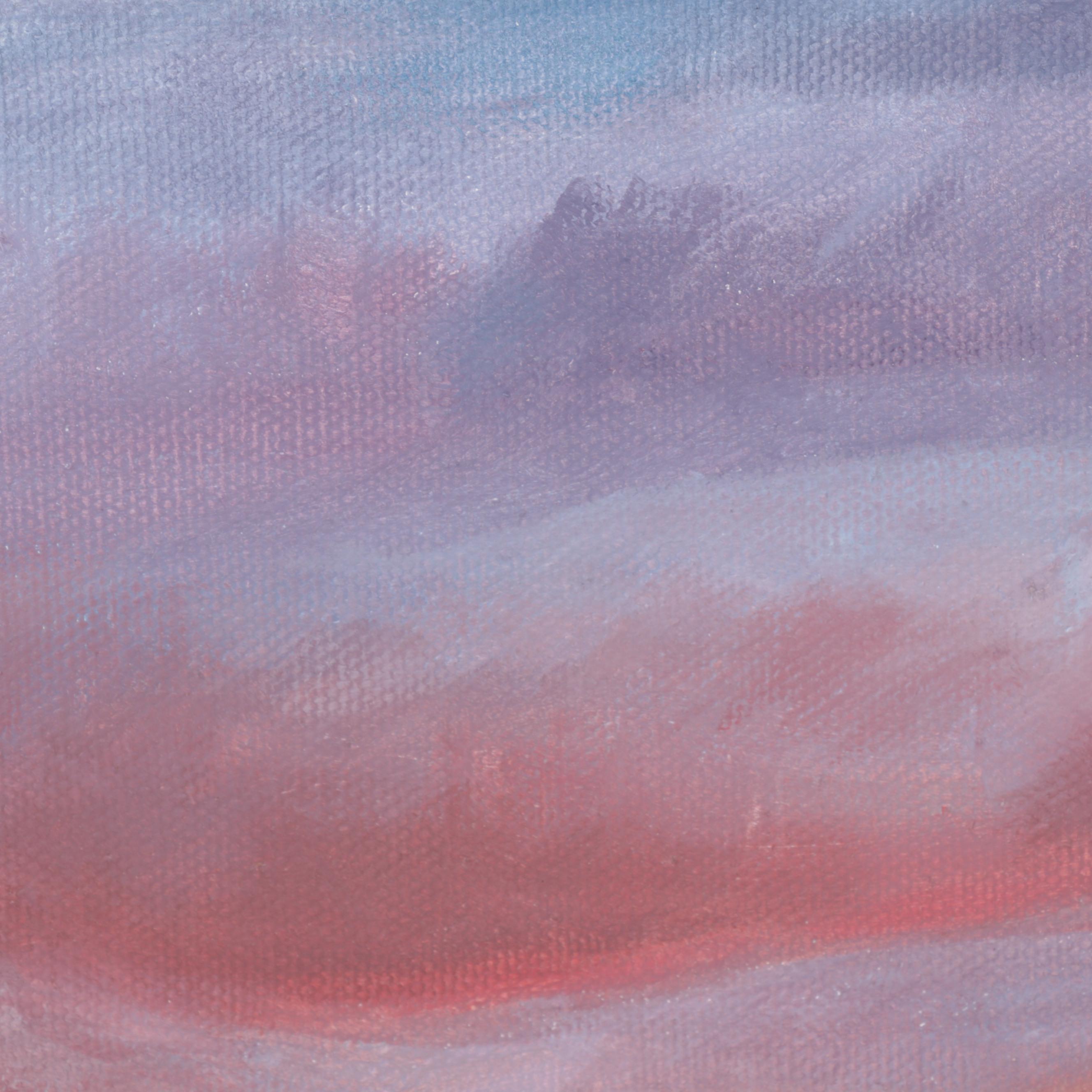 Rachel Grass Acrylic Painting "Dusk Along the Road," 2015