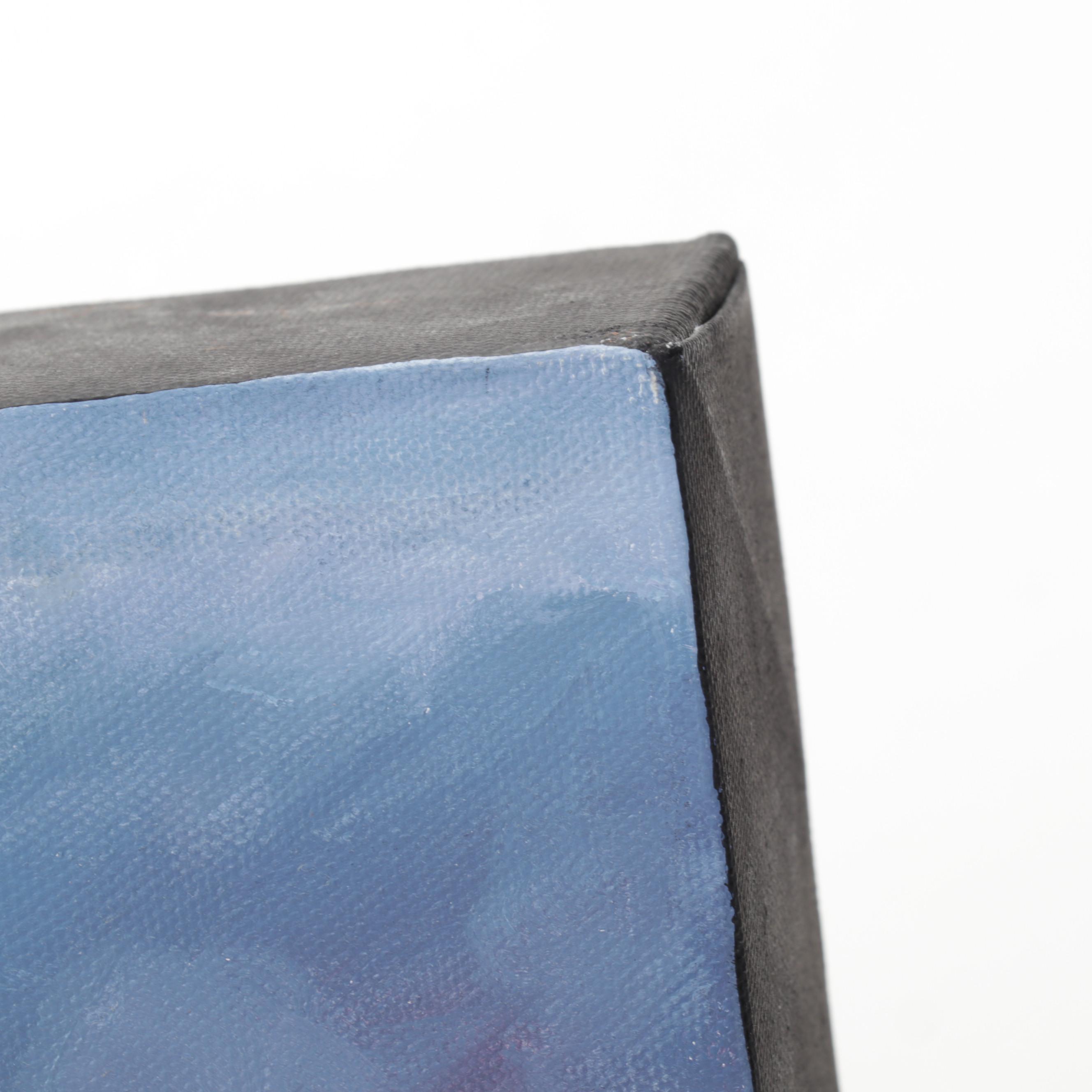 Rachel Grass Acrylic Painting "Dusk Along the Road," 2015