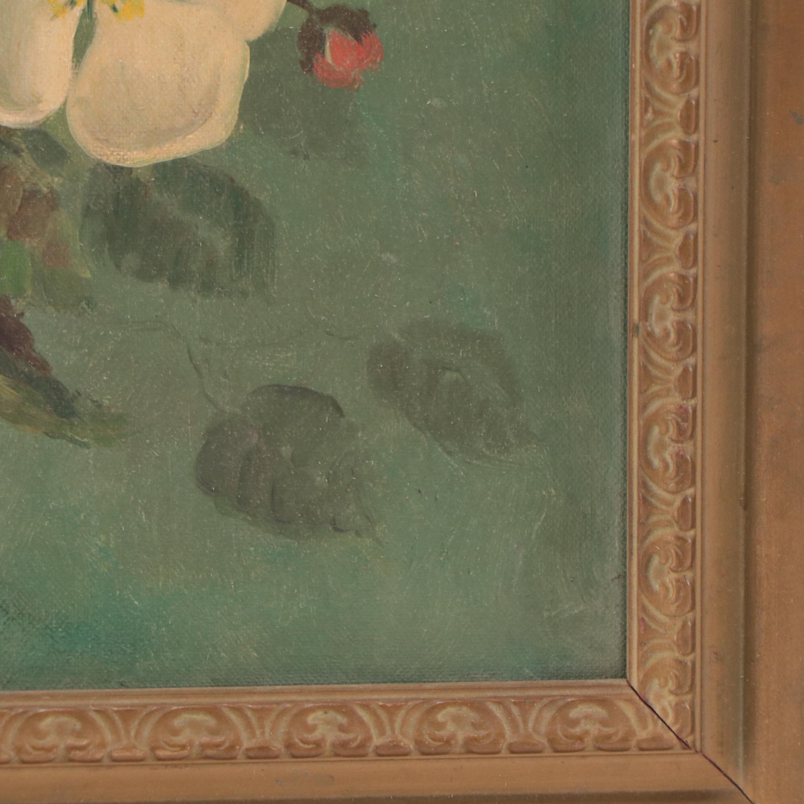 Corynne Snyder Oil Painting of Cherry Blossoms