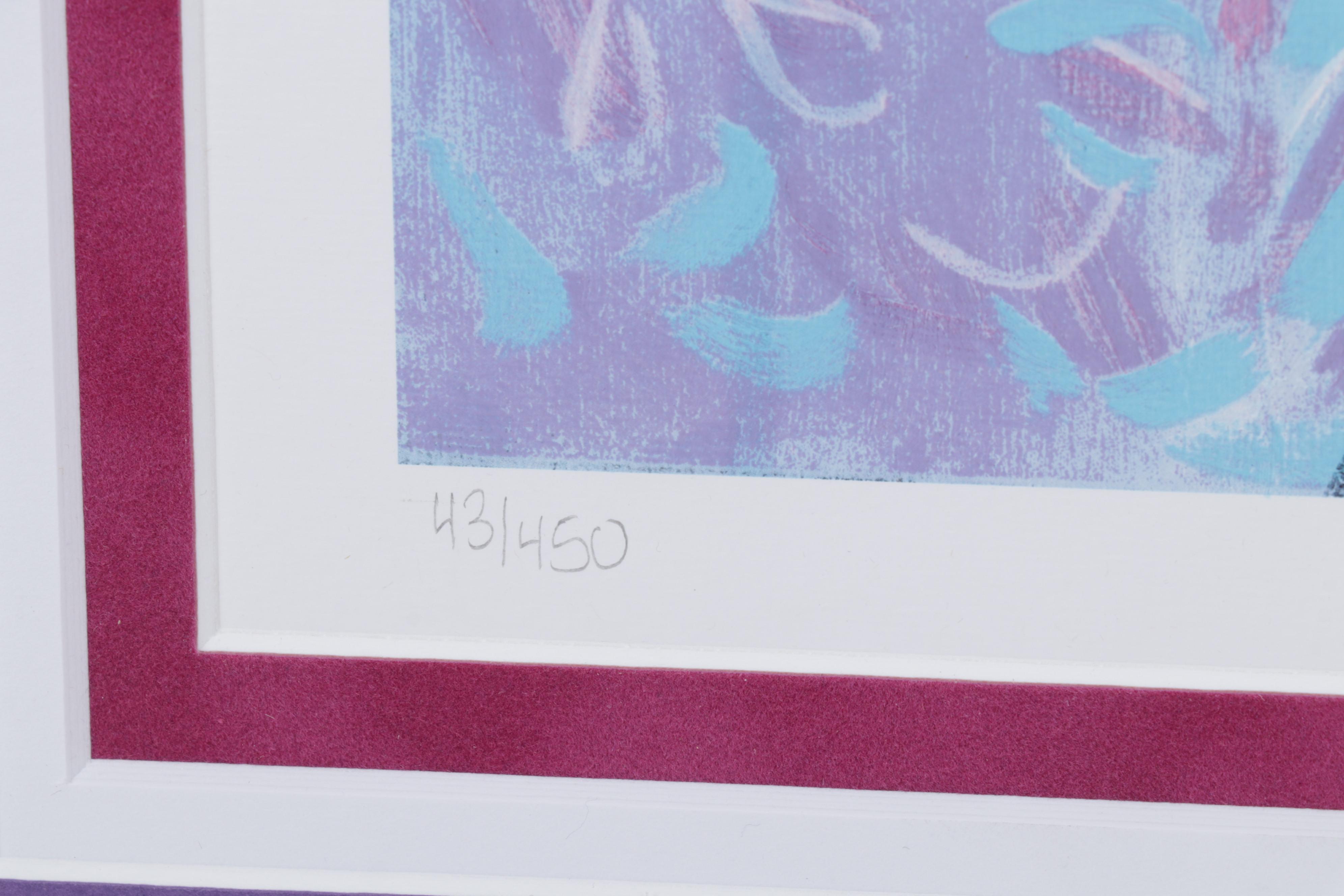 Jean-Claude Picot Seriolithograph "Le Balcon à St. Tropez," Circa 2002