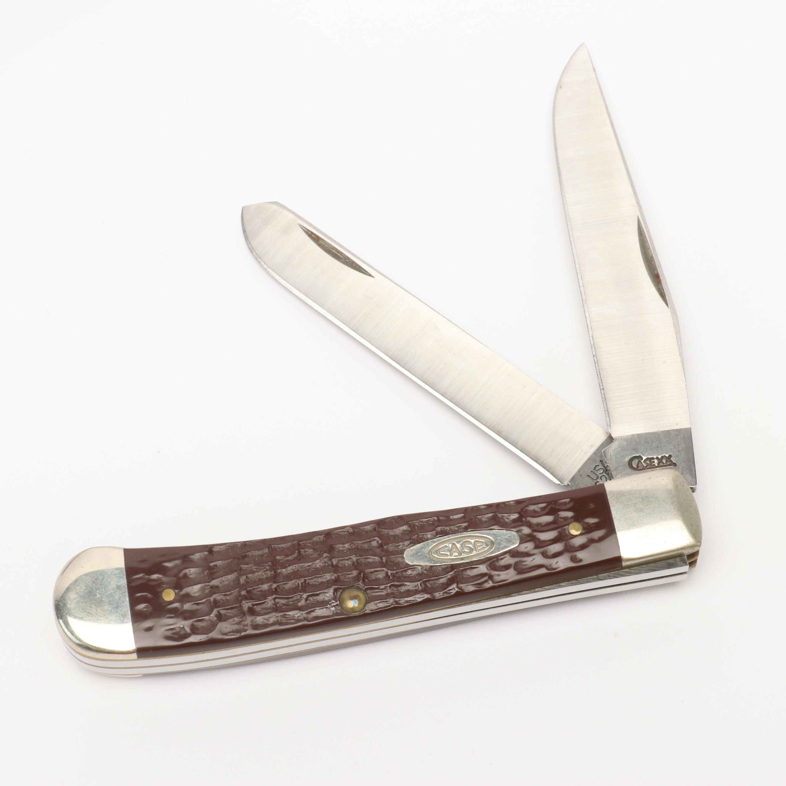 Case Stainless Steel Folding Pocket Knife with Knife Roll