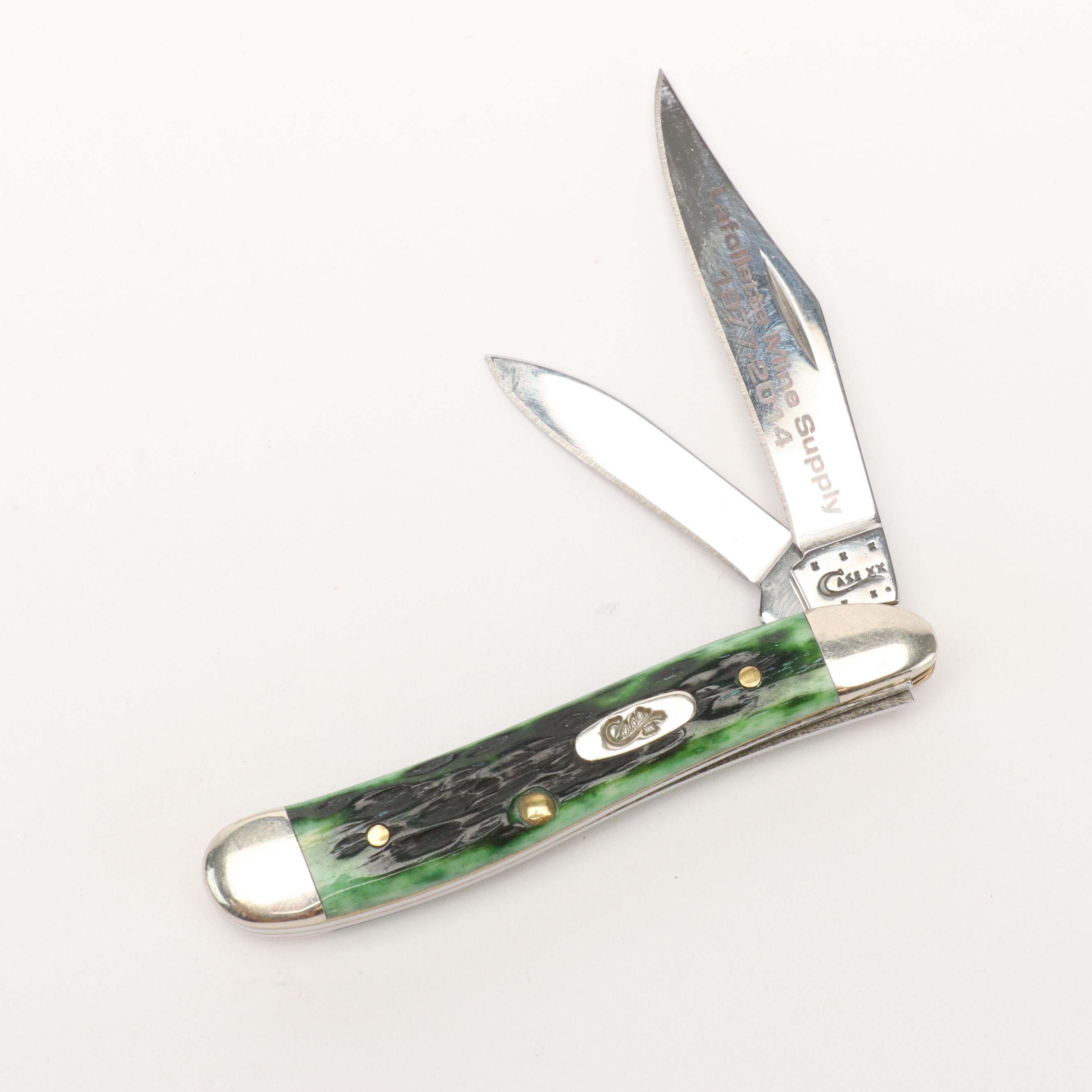 Case Stainless Steel Folding Pocket Knife with Knife Roll