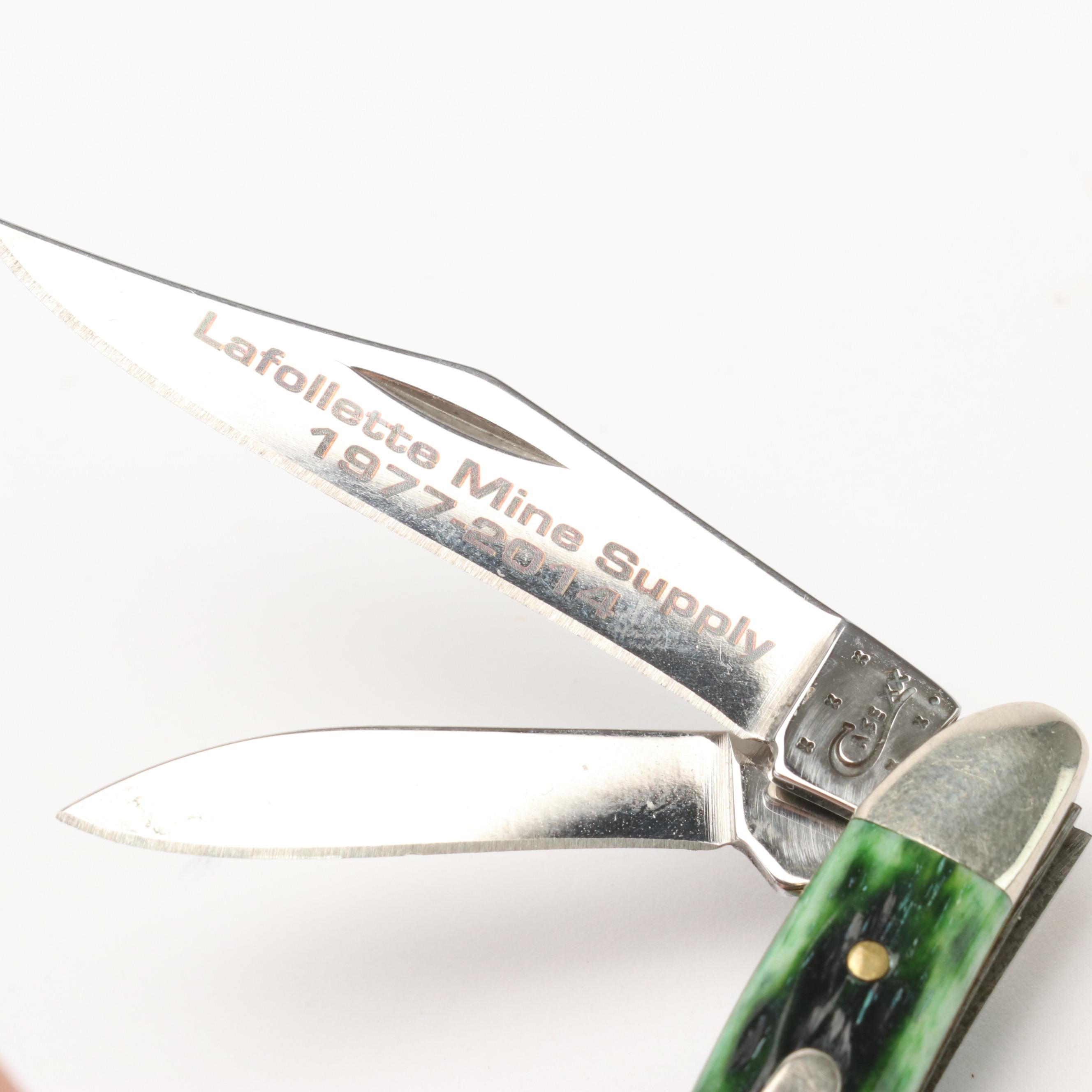 Case Stainless Steel Folding Pocket Knife with Knife Roll