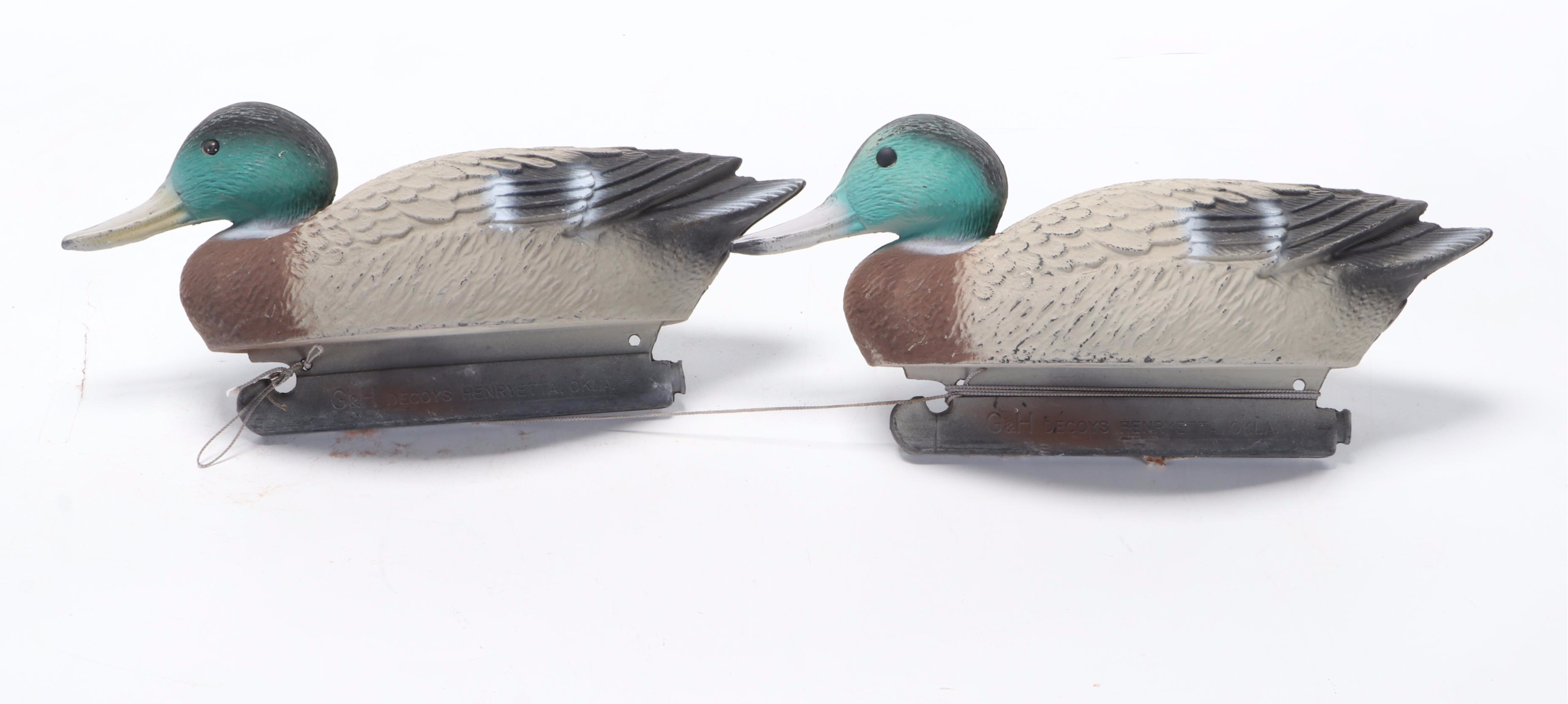G&H Decoys Mallard Duck Drake and Hen Decoys