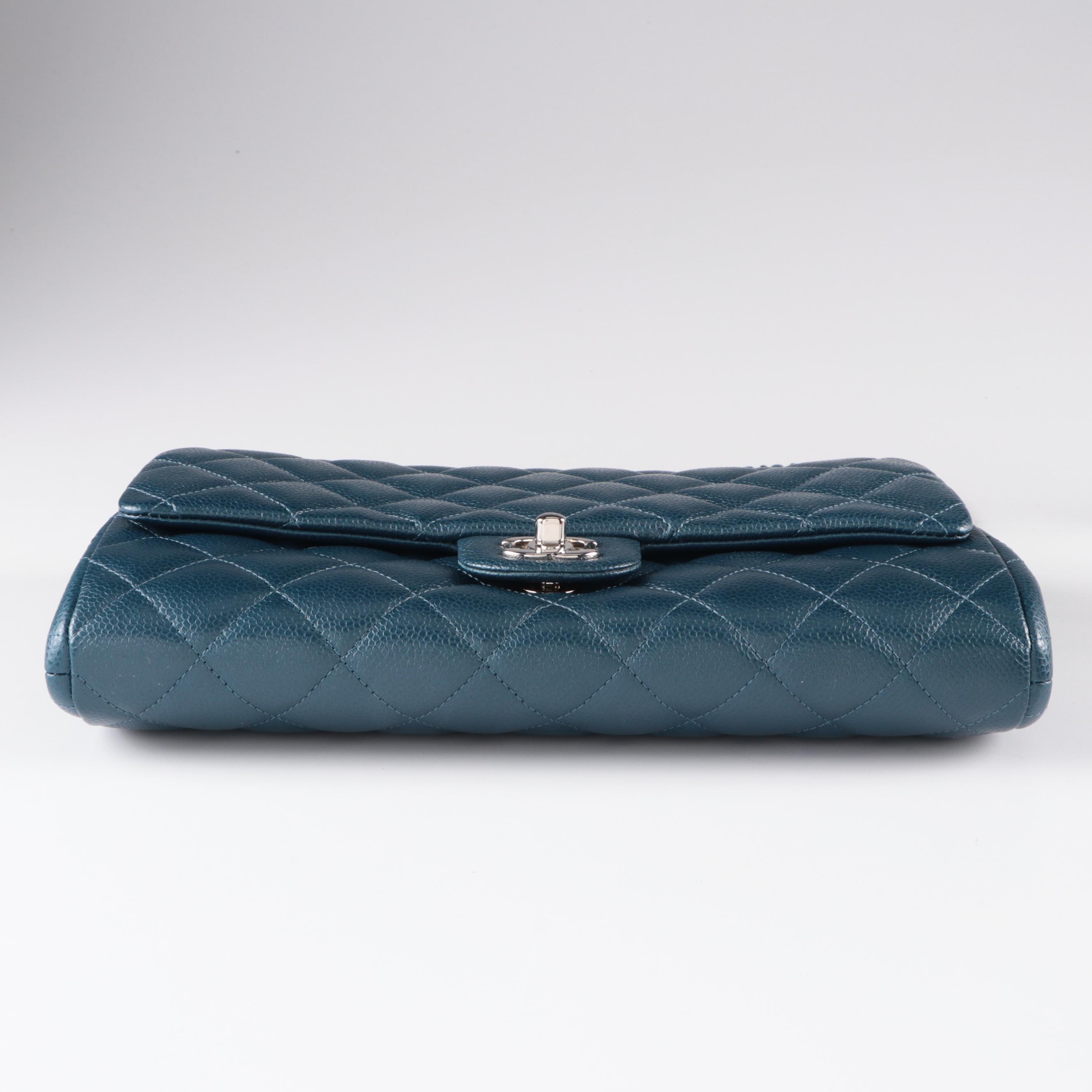 Chanel Clutch with Chain in Quilted Caviar Leather