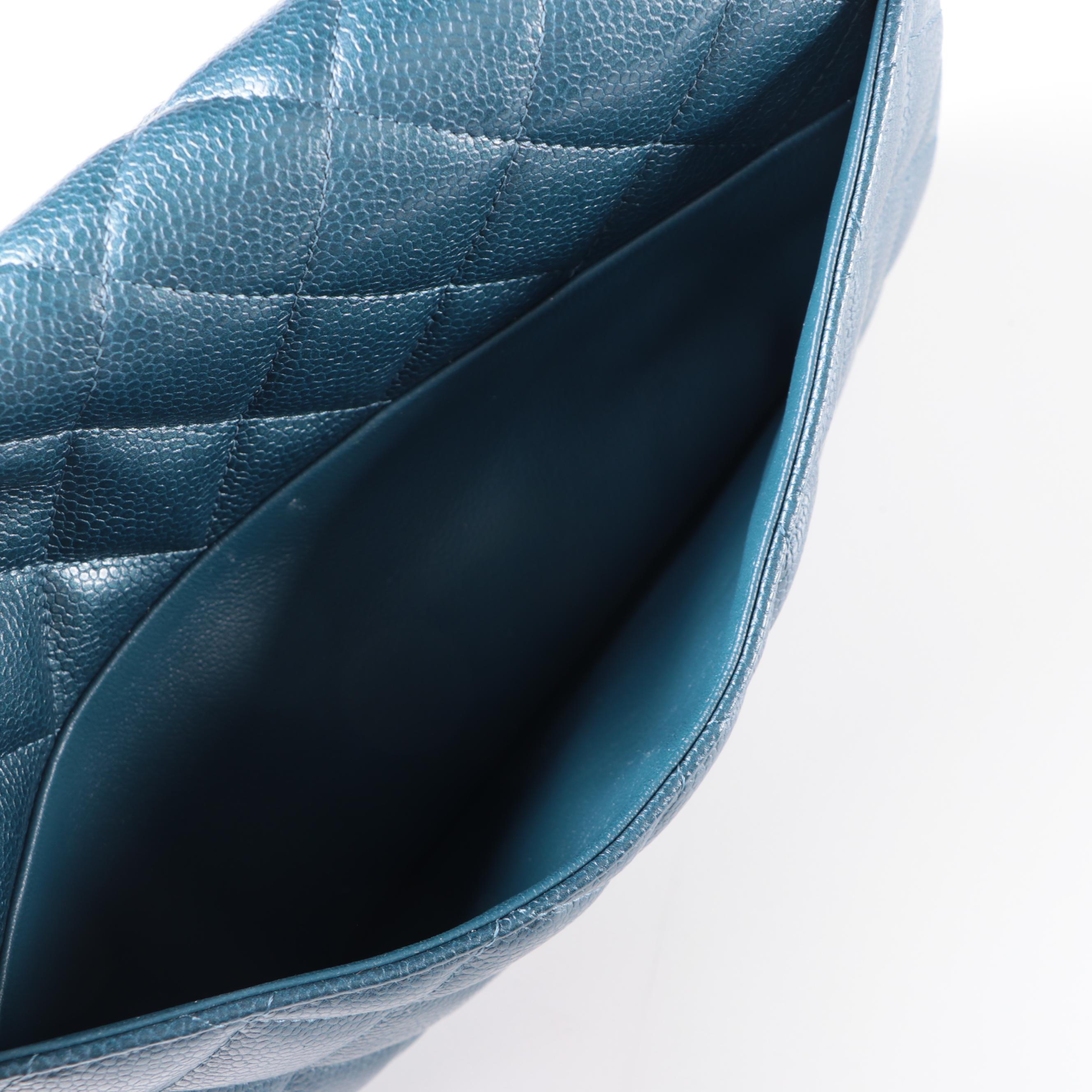 Chanel Clutch with Chain in Quilted Caviar Leather