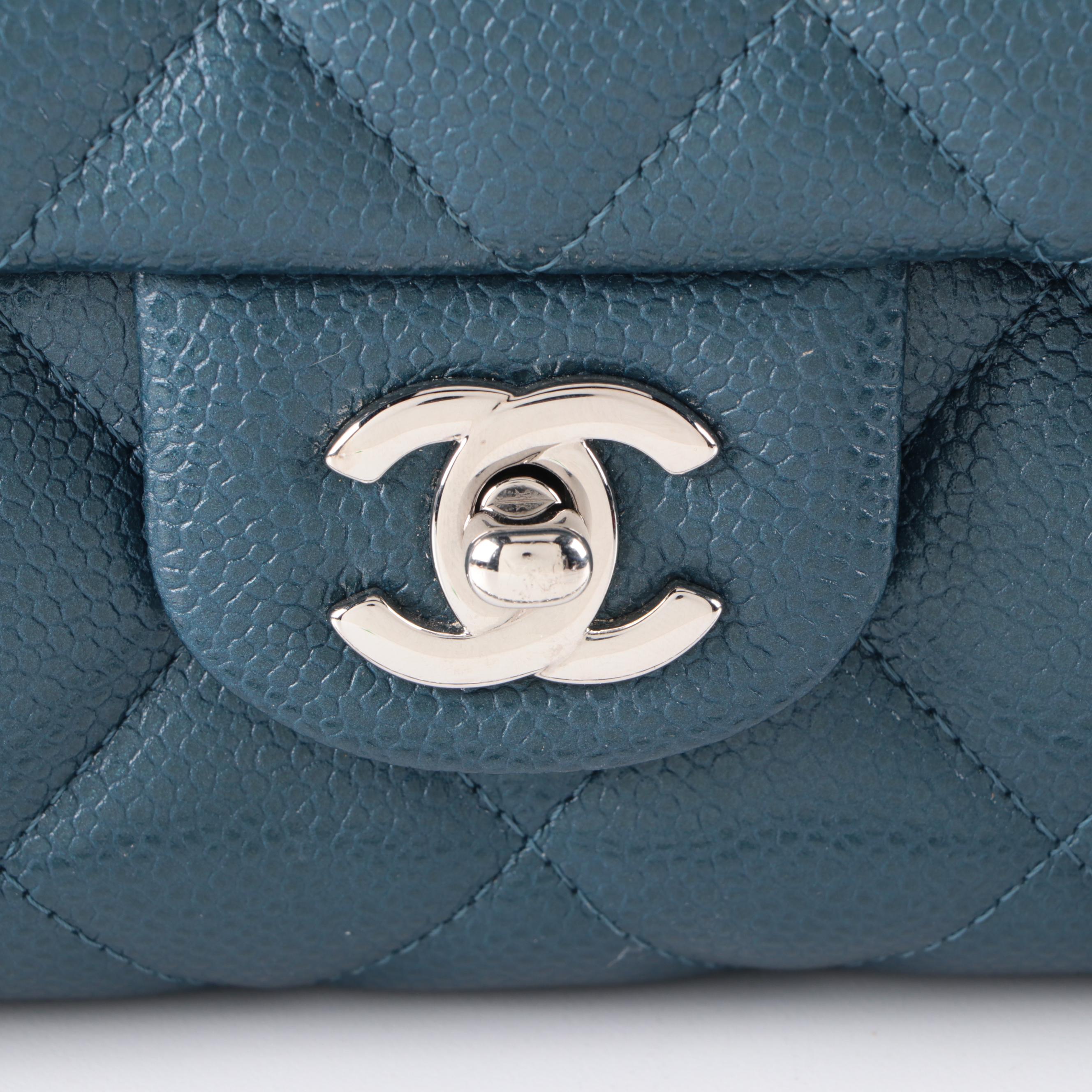 Chanel Clutch with Chain in Quilted Caviar Leather