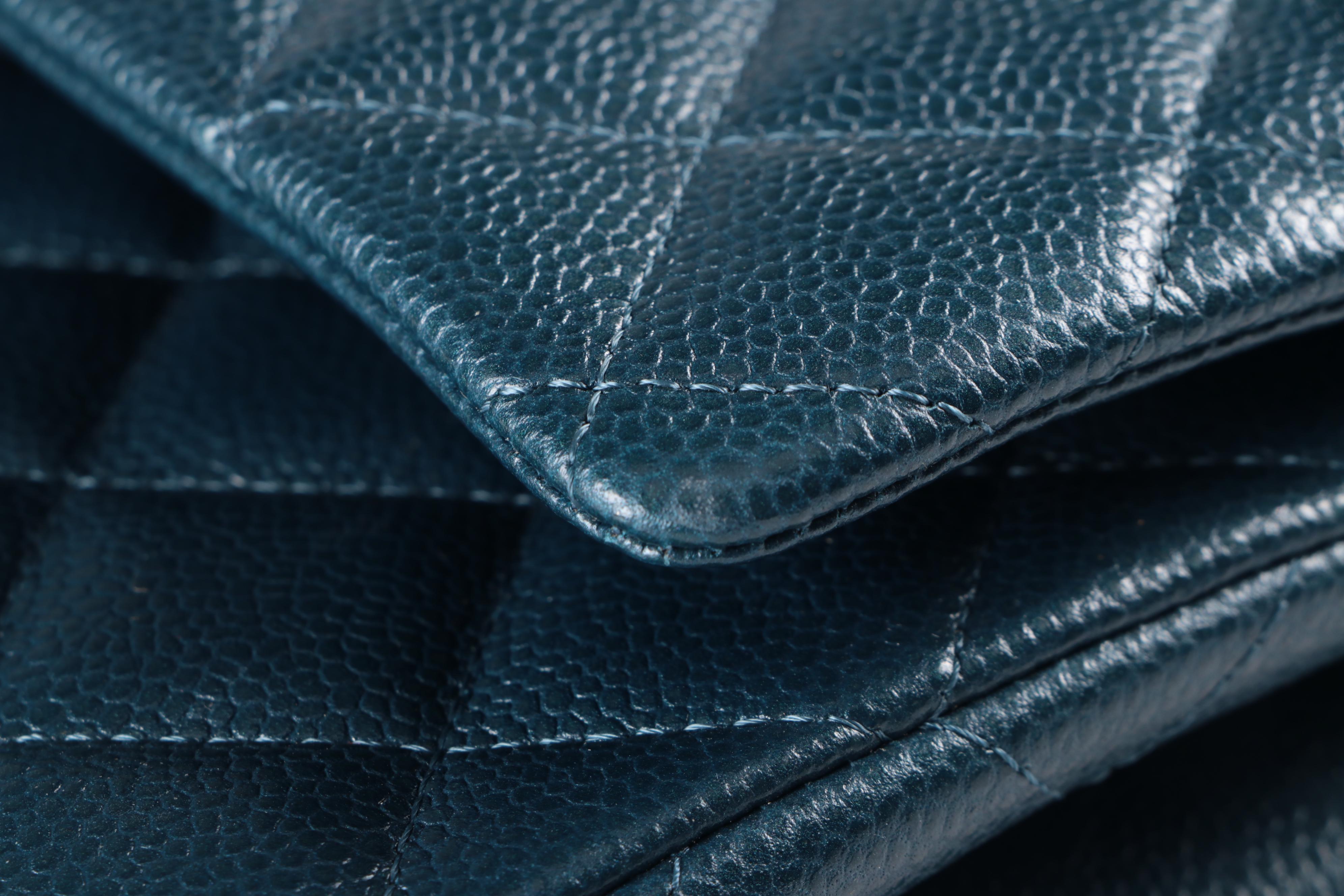 Chanel Clutch with Chain in Quilted Caviar Leather